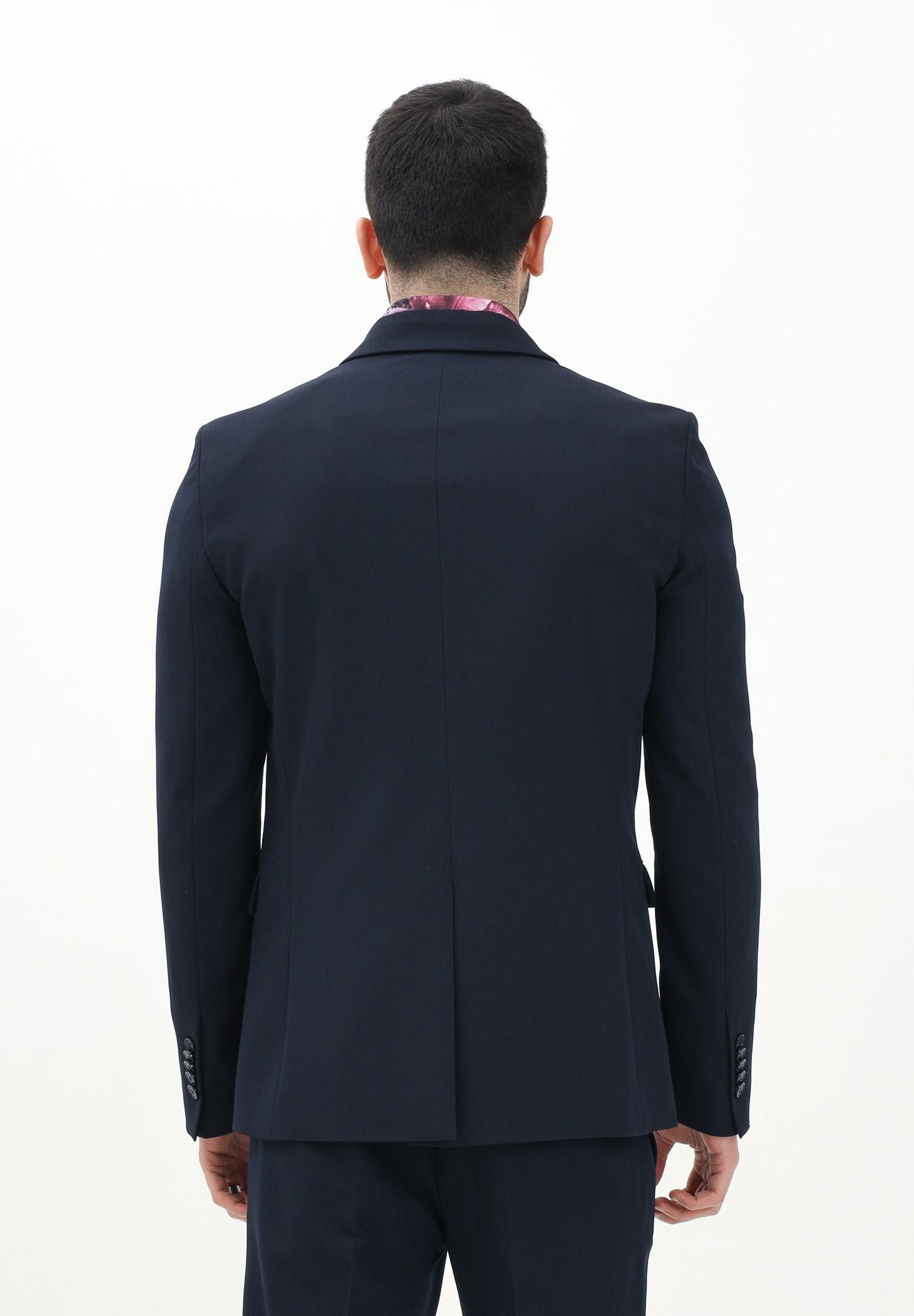 PATRIZIA PEPE Giacca monopetto blu da uomo 5S0757A498 C382 PATRIZIA PEPE