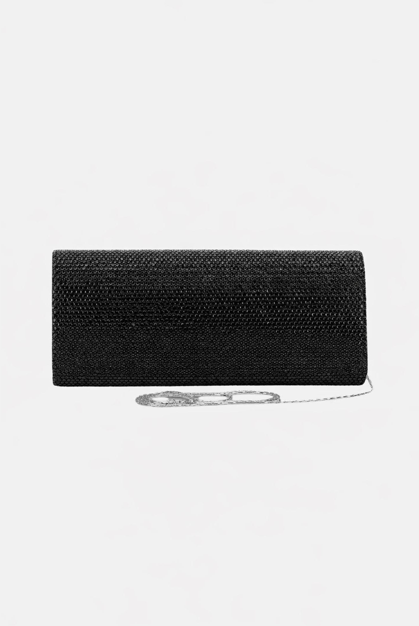 TWENTY FOURHAITCH Pochette nera da donna con strass L47071F62P NE TWENTY FOURHAITCH