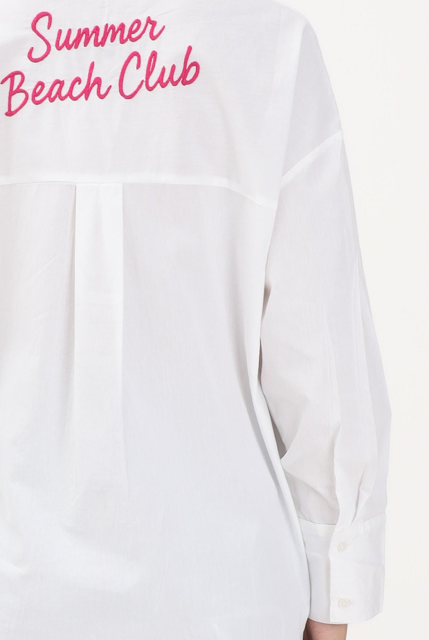 ONLY Camicia a manica lunga bianca da donna con ricamo sul retro 15375491 BRWIPI ONLY