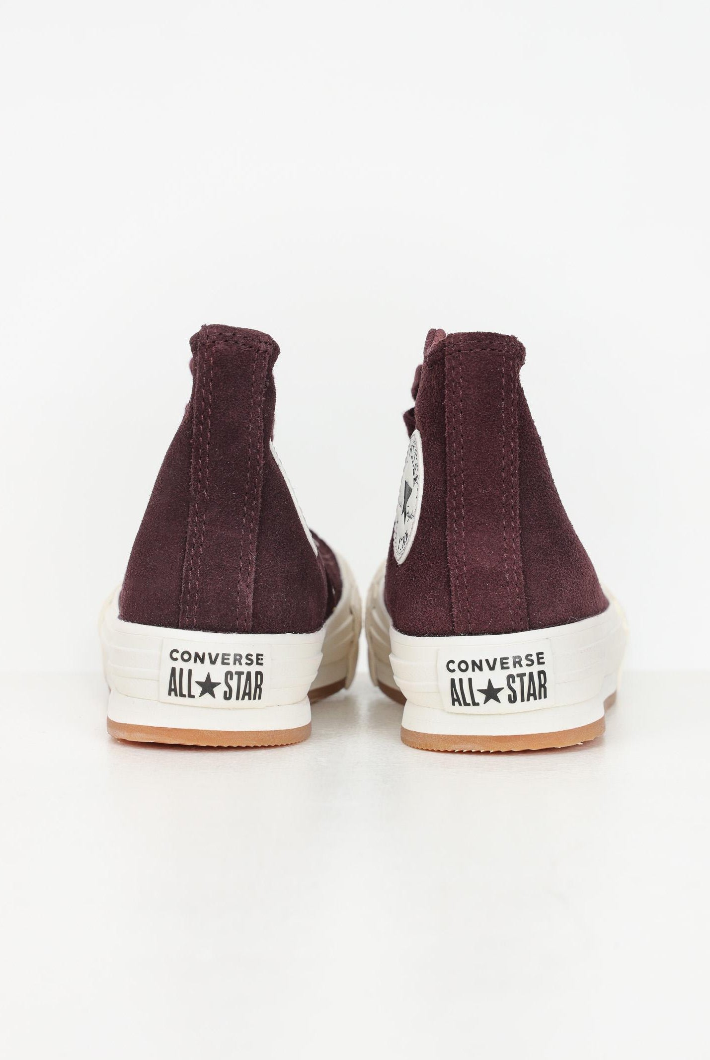 Sneakers Chuck Taylor All Star EVA Lift Platform Suede bordeaux da bambina A11597C CONVERSE