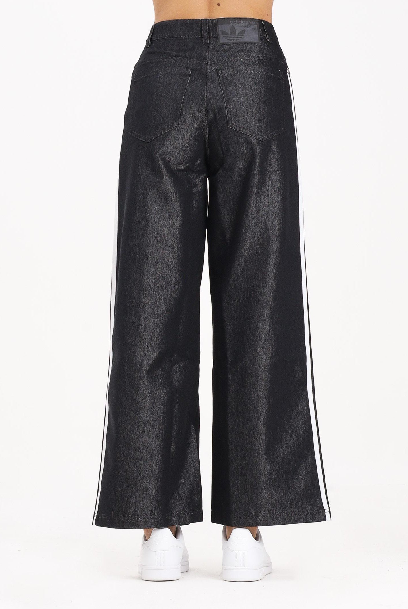 ADIDAS ORIGINALS Jeans Adilenium Season 4 Teamgeist Baggy Shine nero da donna KE9799 ADIDAS ORIGINALS