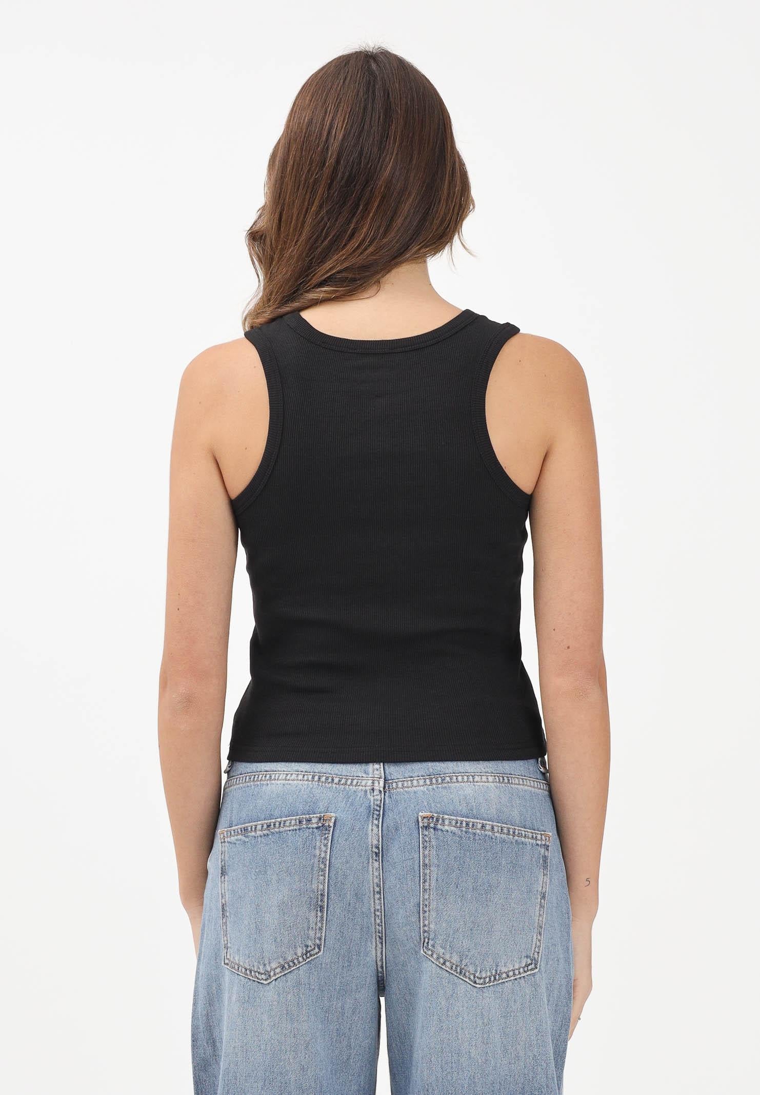 CALVIN KLEIN JEANS Canotta nera da donna con logo LV047C201GUB1 . CALVIN KLEIN JEANS