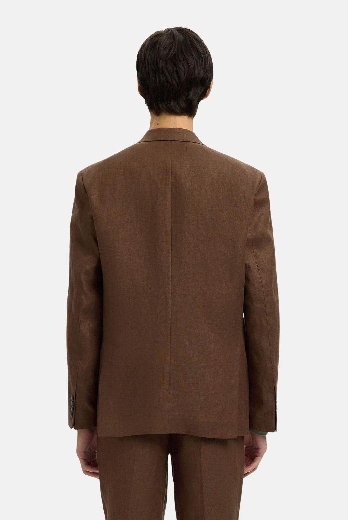 SELECTED HOMME Giacca monopetto marrone da uomo 16100654 DE SELECTED HOMME