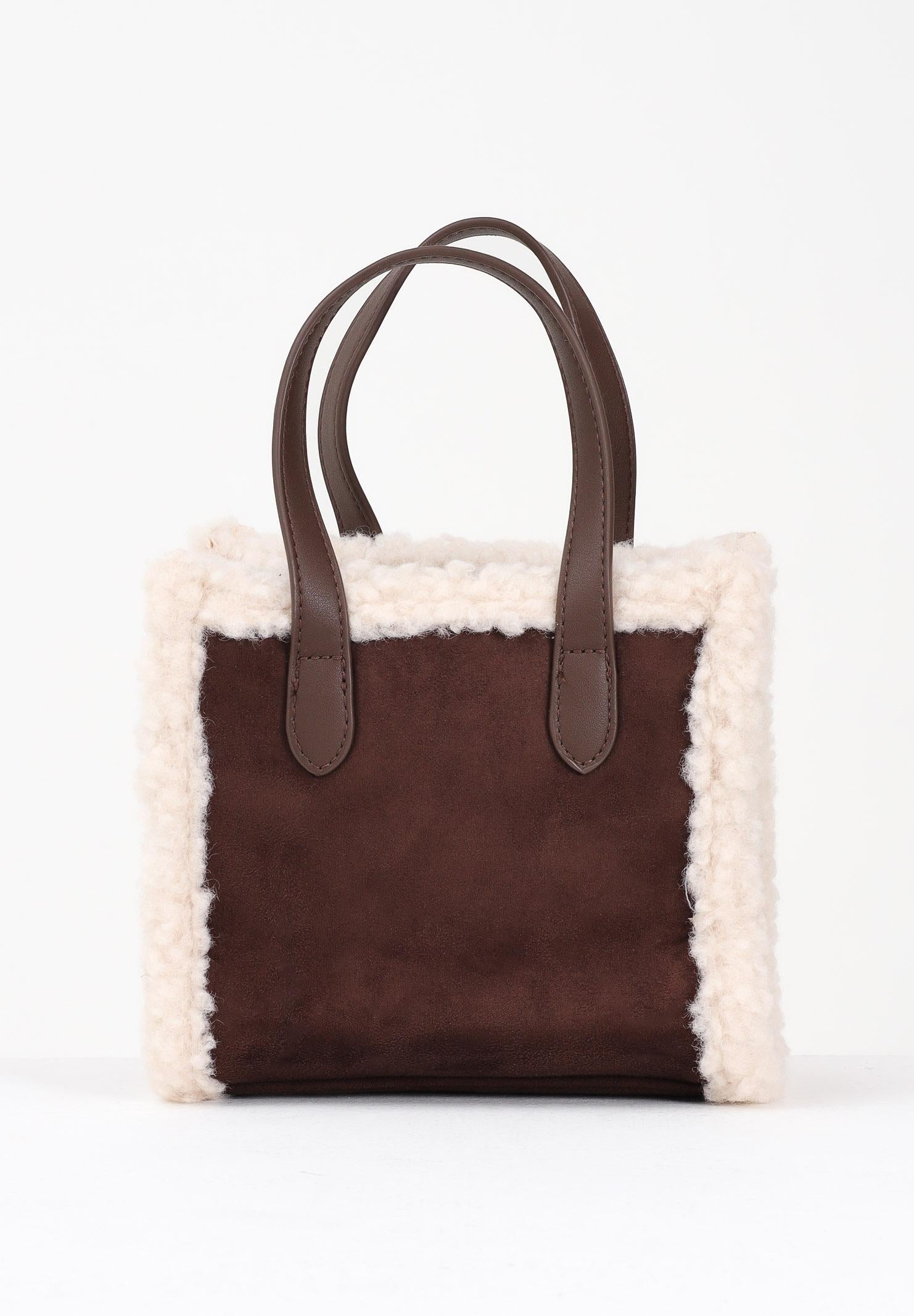 MARC ELLIS Borsa a mano Buby Suede S in morbido suede marrone da donna BUBY-SUEDE-S CO MARC ELLIS