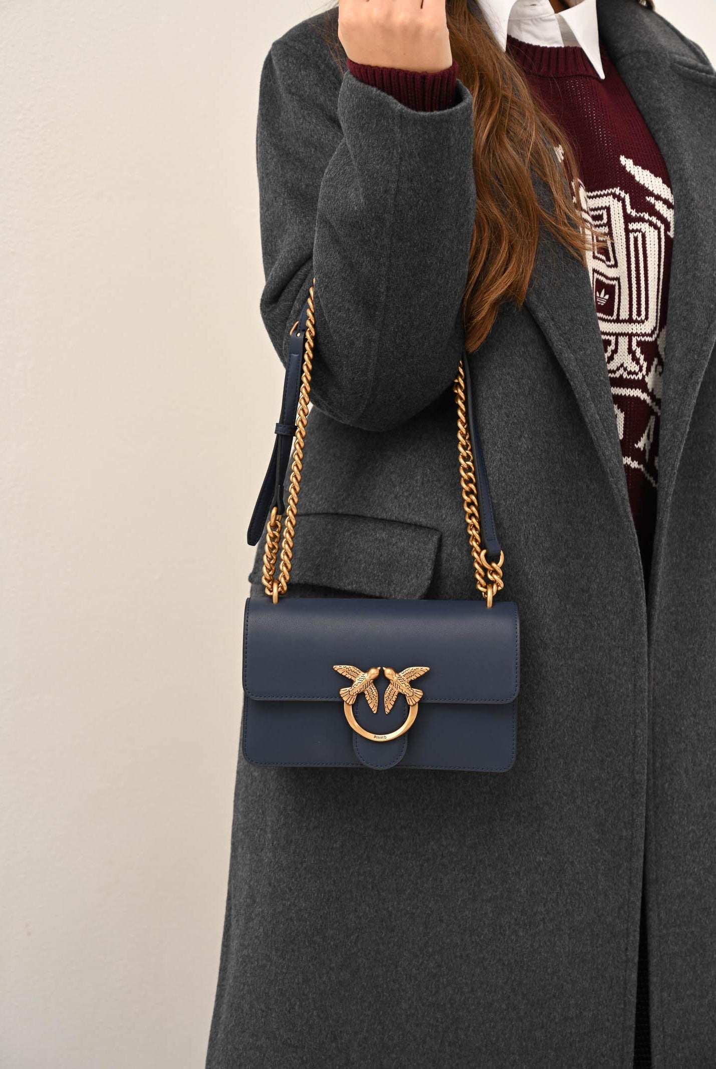 PINKO Borsa a tracolla Mini Love Bag blu da donna 100074A0F1 G08Q PINKO