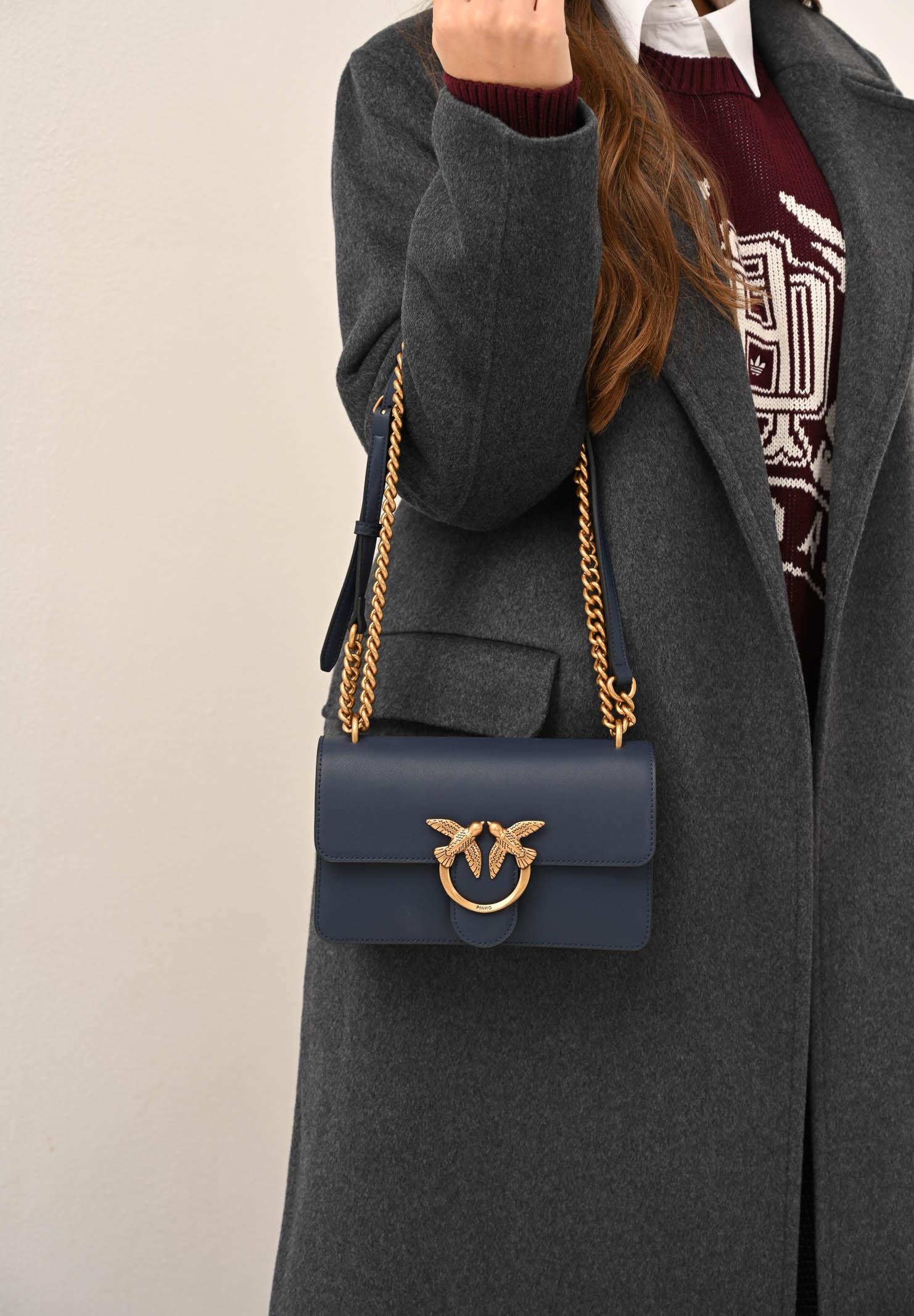 PINKO Borsa a tracolla Mini Love Bag blu da donna 100074A0F1 G08Q PINKO