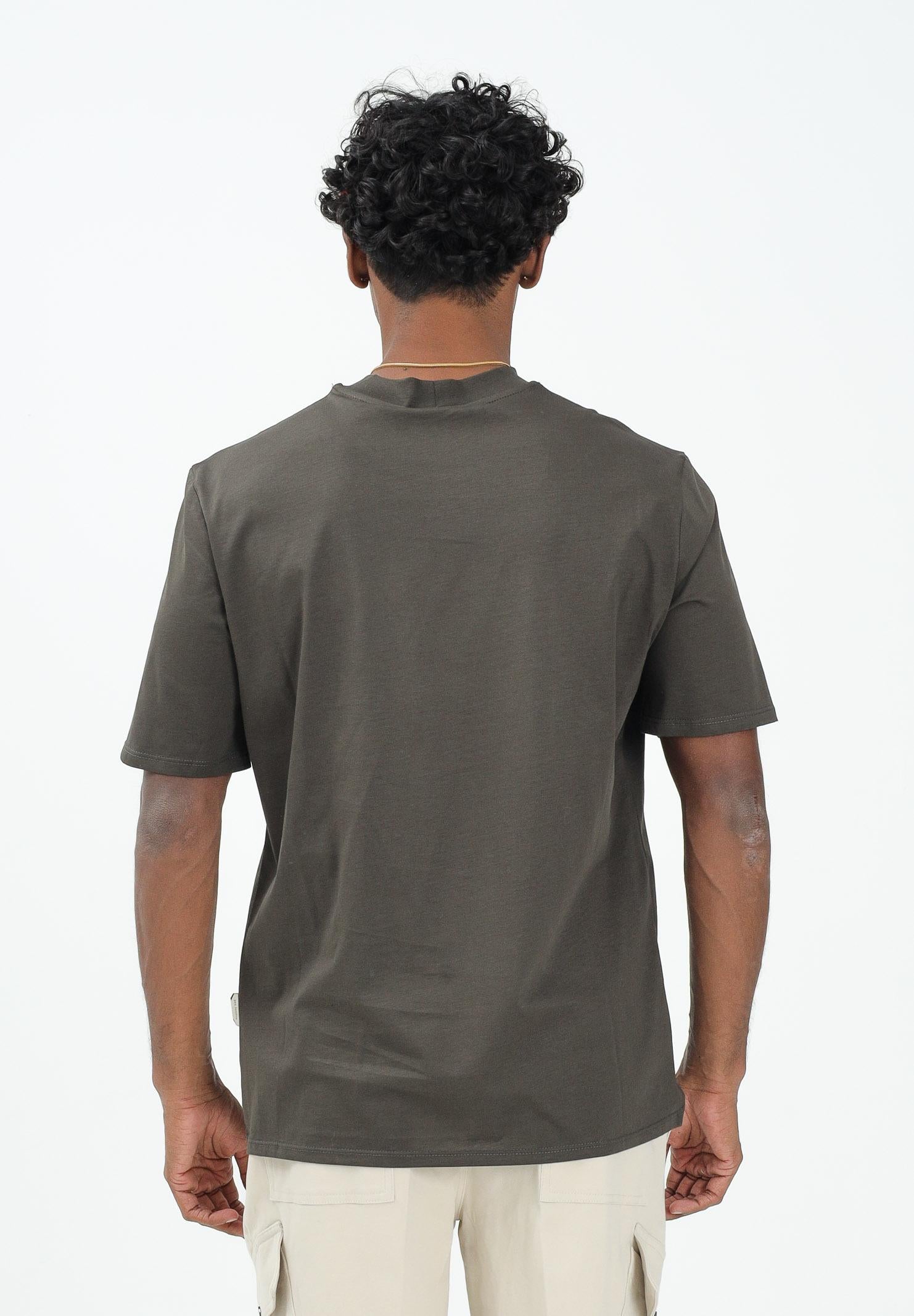 YES LONDON T-shirt a manica corta moro da uomo XM4235 MO YES LONDON