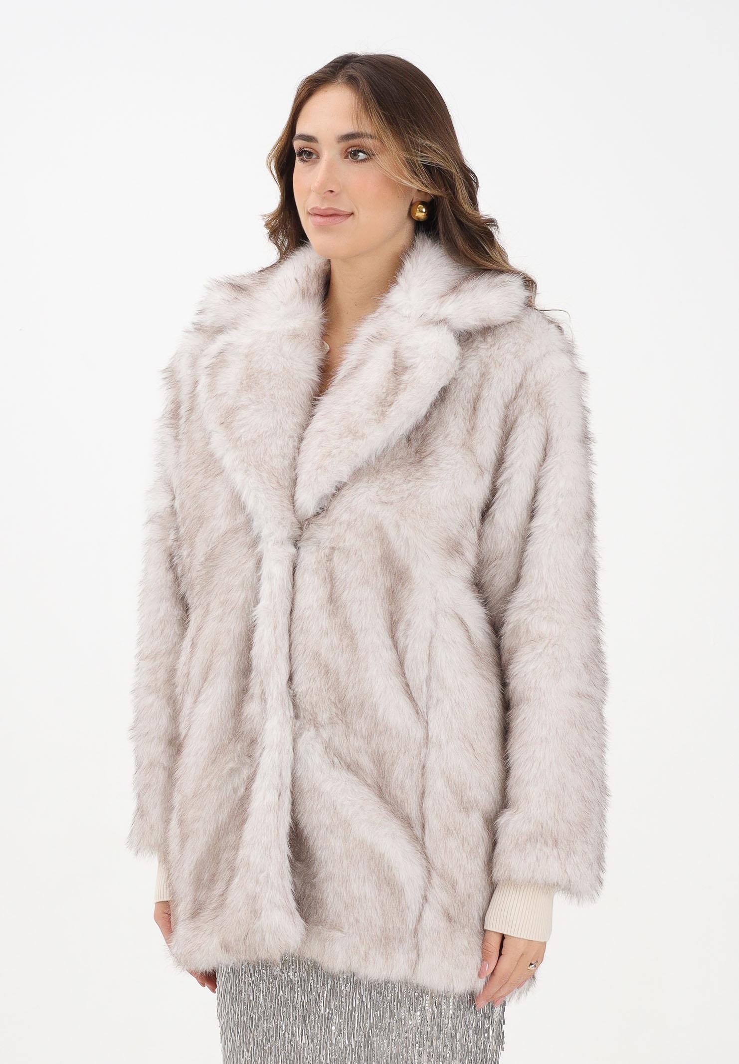 ONLY Pelliccia sintetica beige da donna 15348976 PumiceStone ONLY