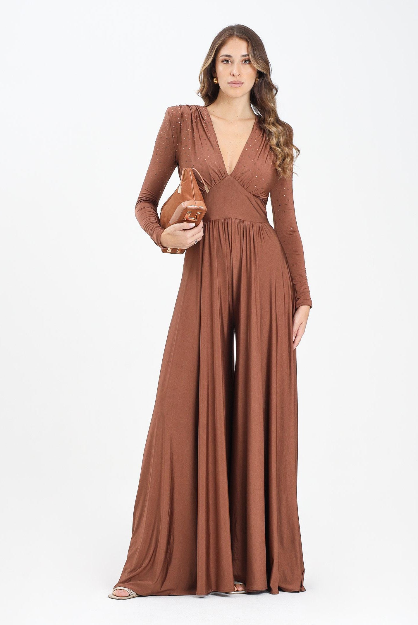 ALMA SANCHEZ Tuta Eali marrone da donna AS2526005EL A128 ALMA SANCHEZ