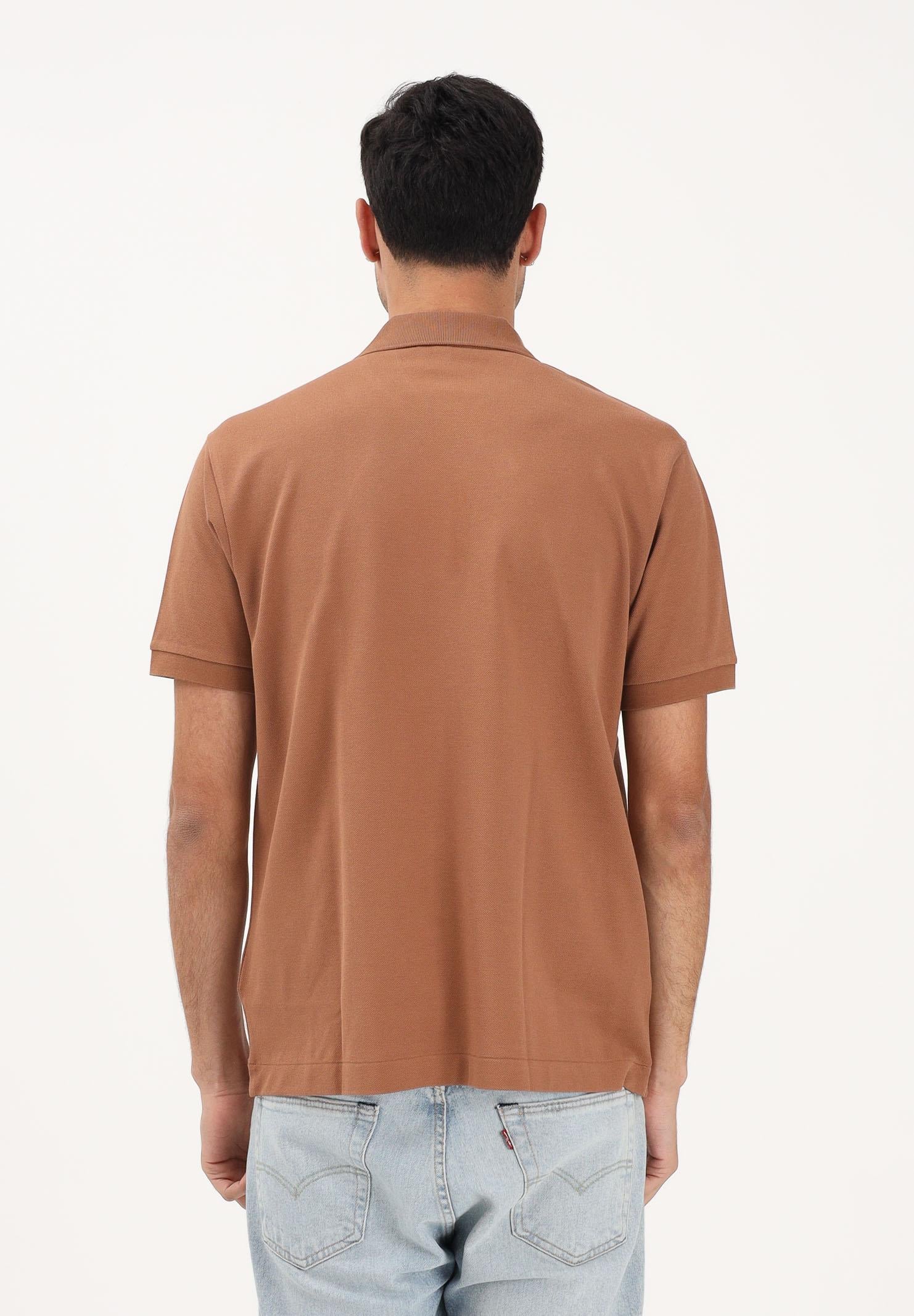 LACOSTE Polo cuoio per uomo e donna con patch logo coccodirllo 1212 LFA LACOSTE