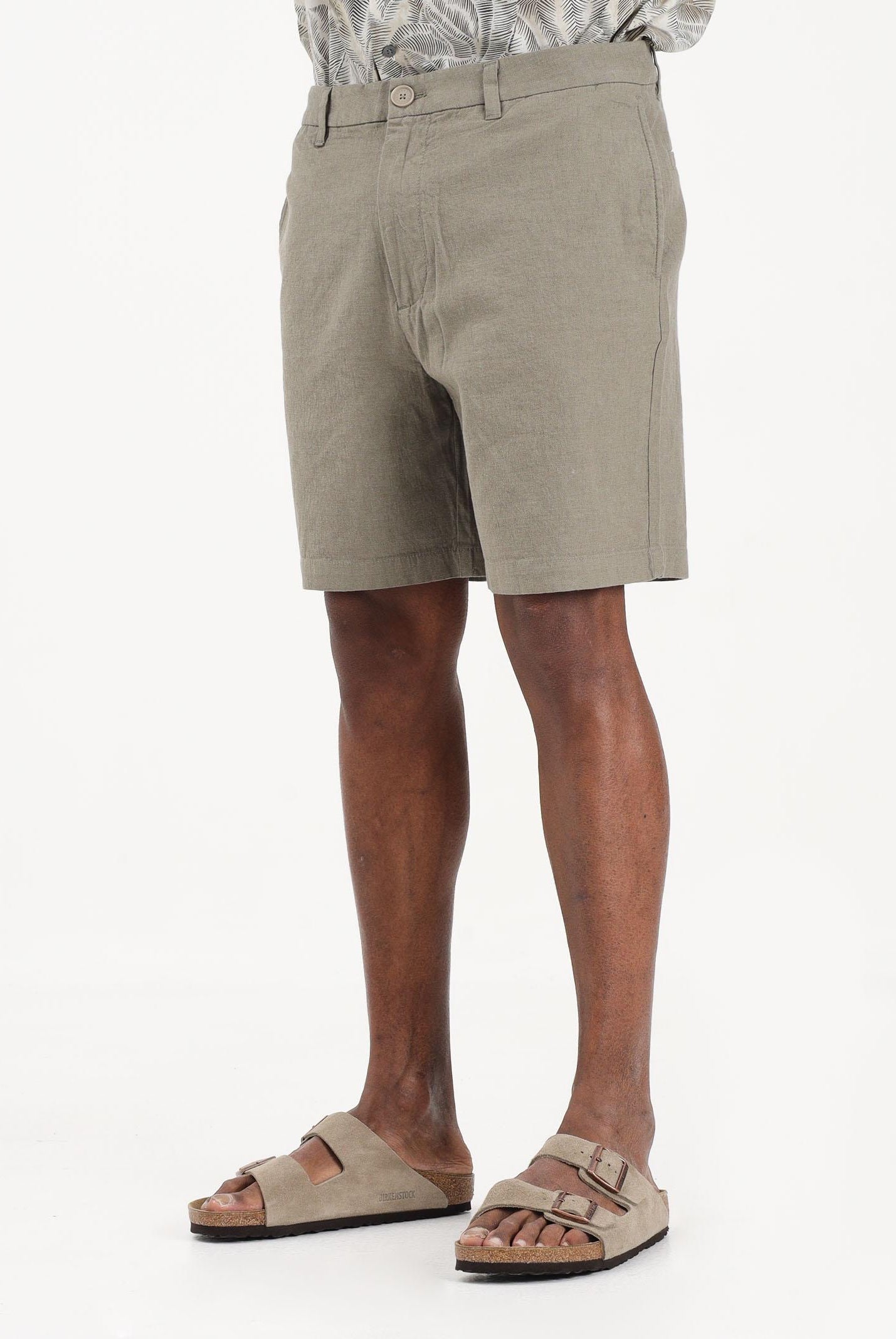 ARMANI EXCHANGE Shorts in lino verde da uomo XM002294AF22842 U6229 ARMANI EXCHANGE