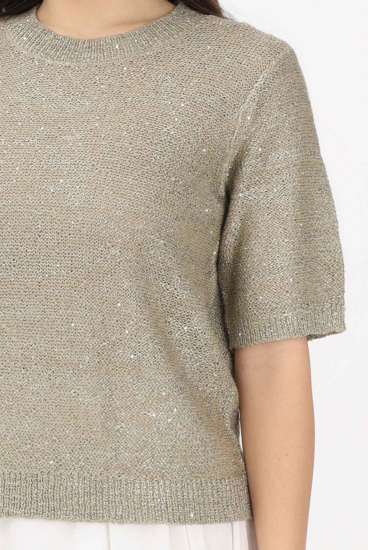 JDY Maglia a manica corta oro da donna 15366194 DRHE JDY