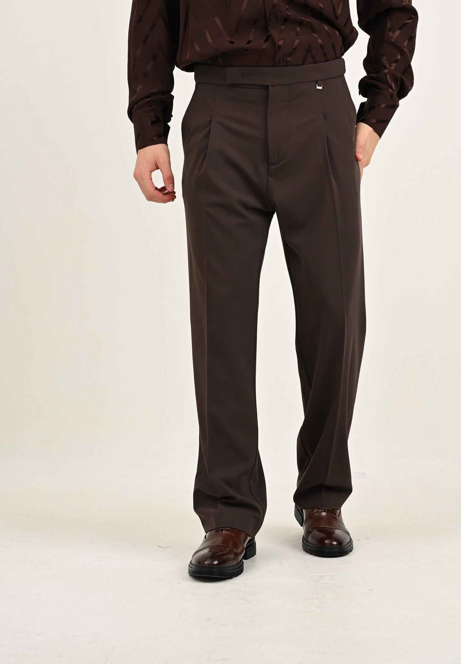 I'M BRIAN Pantalone marrone da uomo PA3497 020 I'M BRIAN