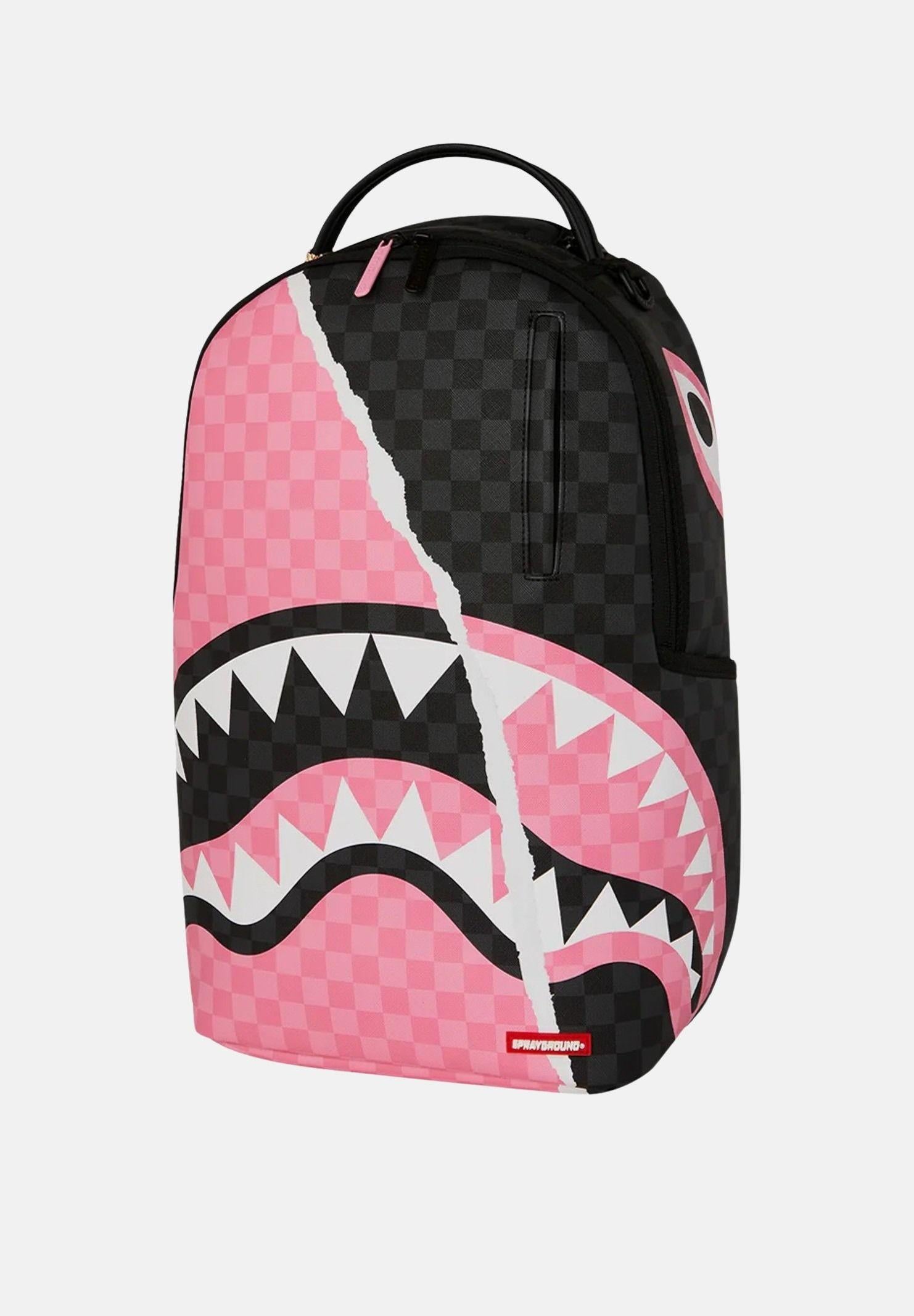 SPRAYGROUND Zaino TEAR SIP nero e rosa da donna 910B7692NSZ . SPRAYGROUND
