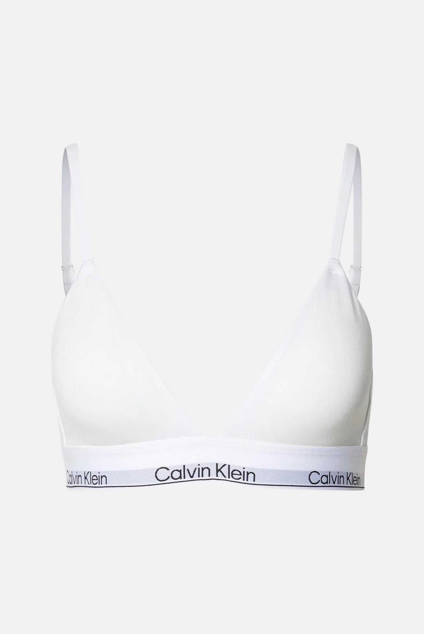 CALVIN KLEIN Reggiseno bianco da donna con logo 000QF5650E 100 CALVIN KLEIN