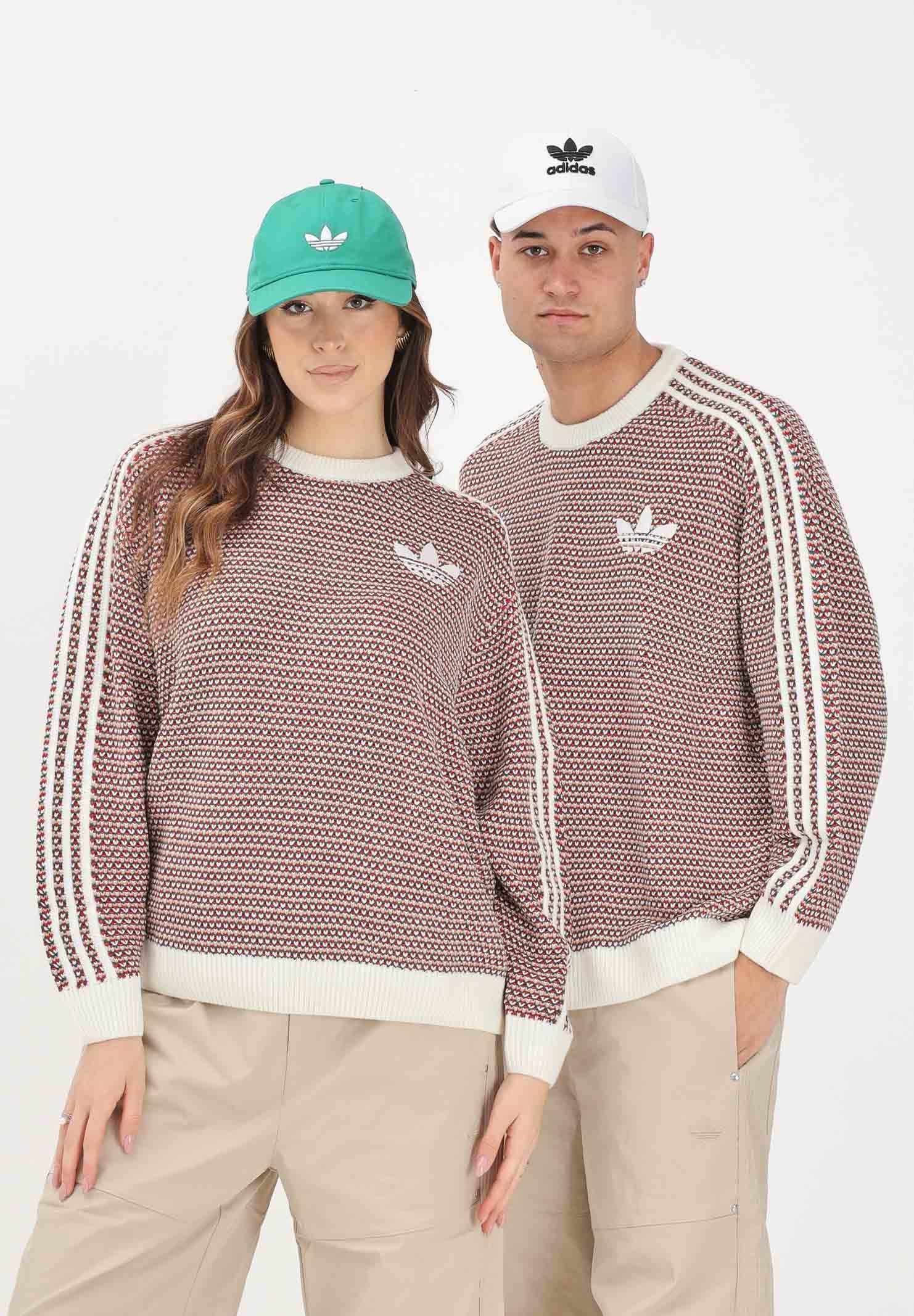 ADIDAS ORIGINALS Maglioncino girocollo Holiday Pack Knit multicolore per uomo e donna KQ6291 . ADIDAS ORIGINALS