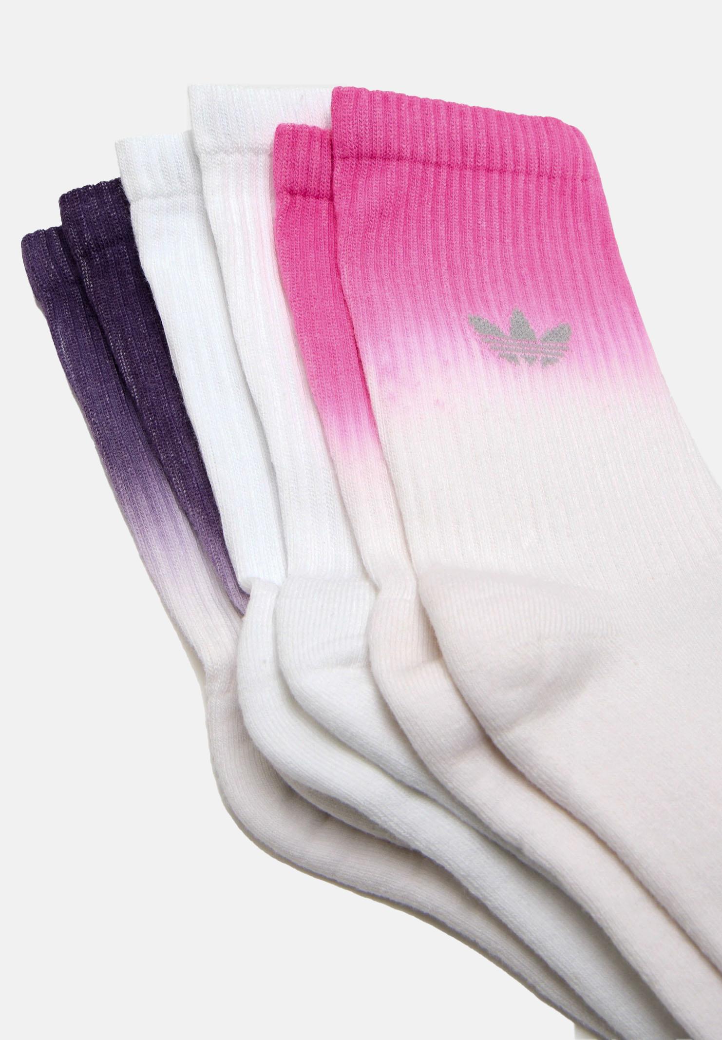 ADIDAS ORIGINALS Calzini (3paia) Ombre Crew bianchi da donna JX5220 ADIDAS ORIGINALS