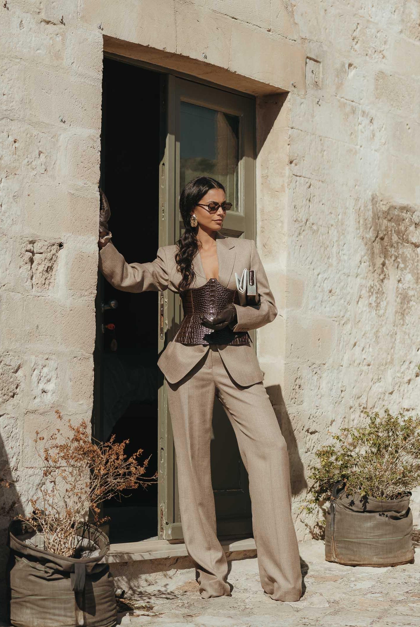 MAX MARA Pantalone elegante EZIANA beige da donna 2526136041600 002 MAX MARA