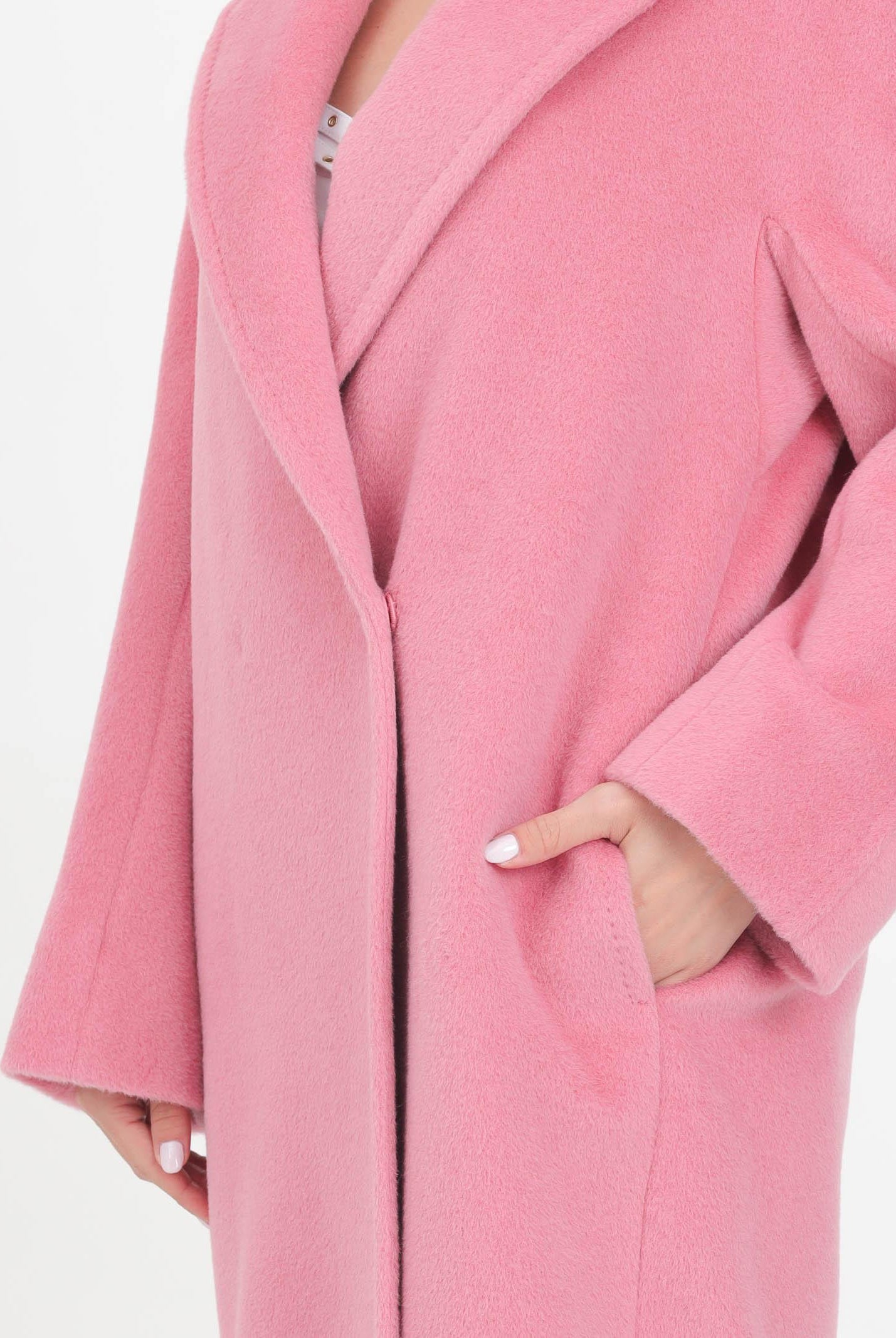 Cappotto doppiopetto Sidney rosa da donna 2426016061600 018 MAX MARA