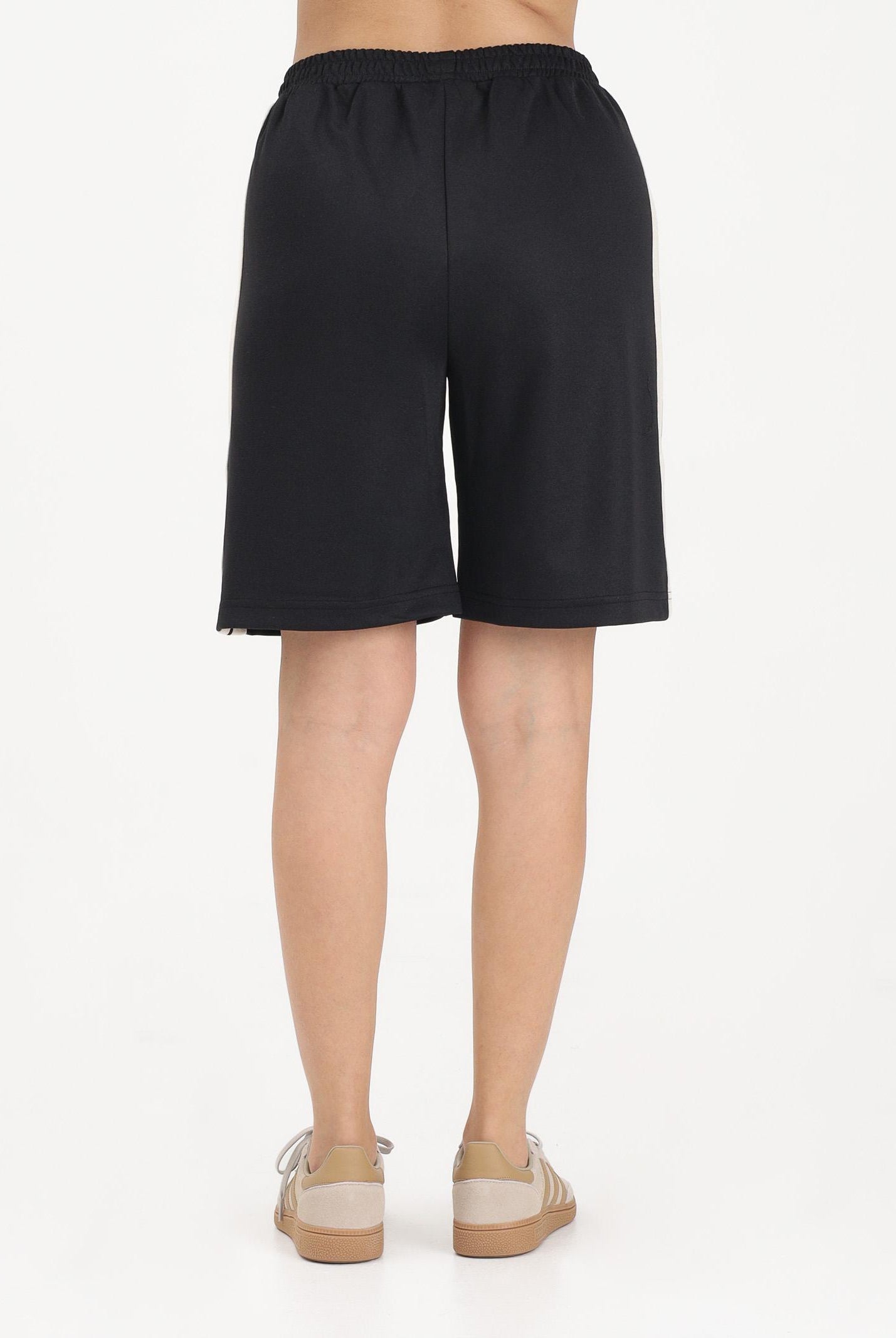 PALM ANGELS Shorts sportivo nero per donna, ragazzi e bambini con logo PBCL001S26FAB001 110 PALM ANGELS