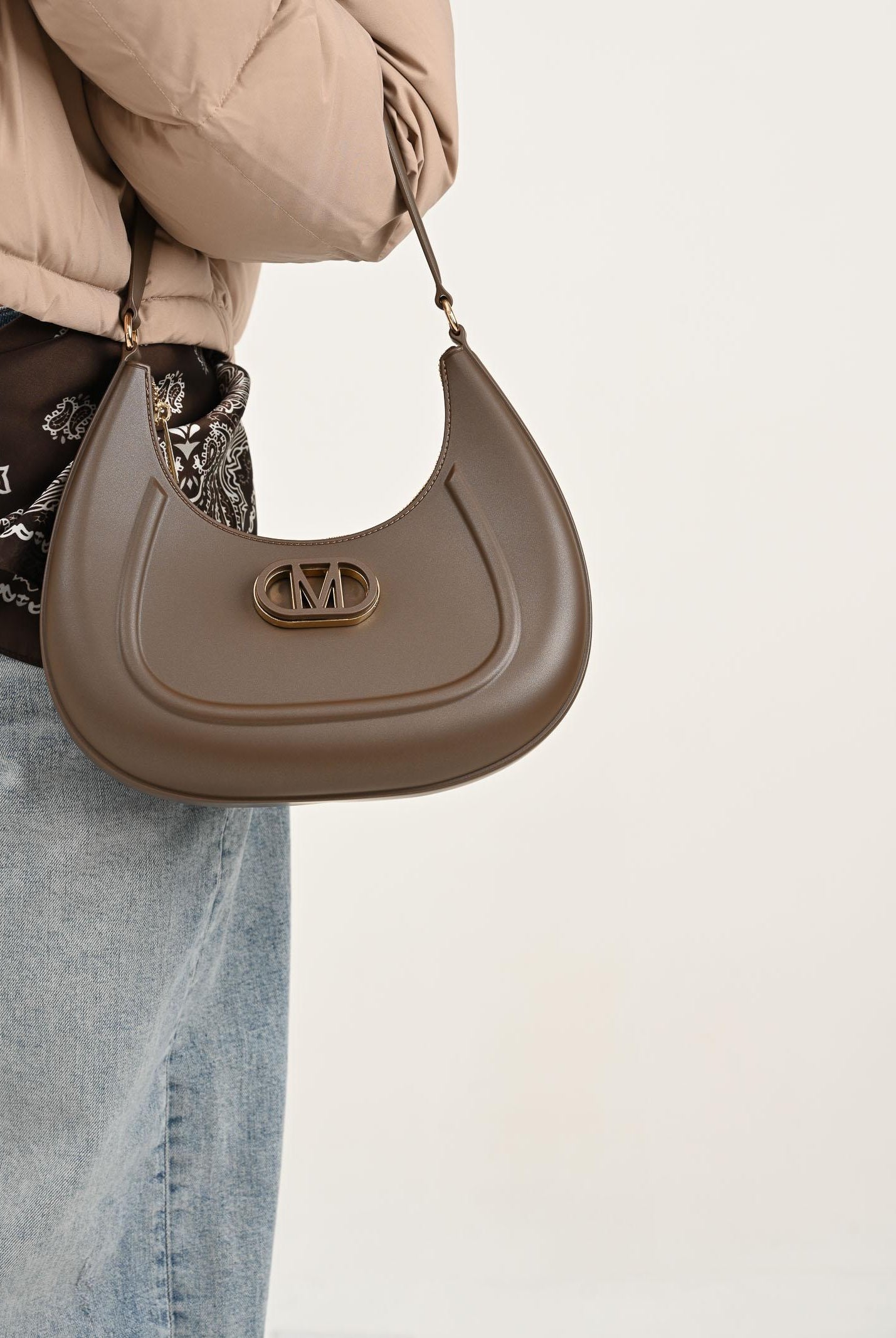 MARC ELLIS Borsa a spalla Flat Hero marrone da donna FLAT-HERO COLIGO MARC ELLIS