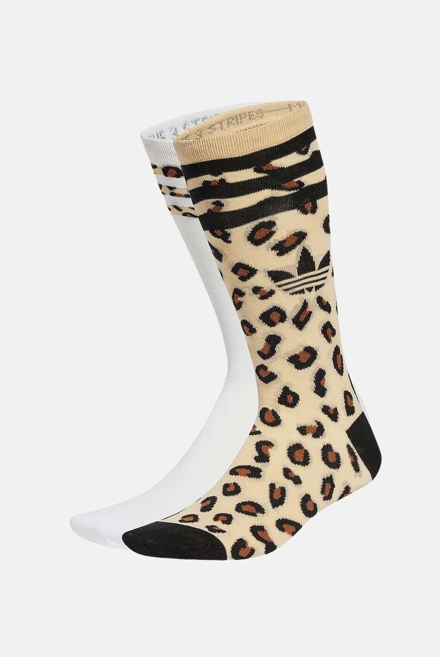 ADIDAS ORIGINALS Calzini Leopard (2 paia) bicolore da donna JJ1636 . ADIDAS ORIGINALS