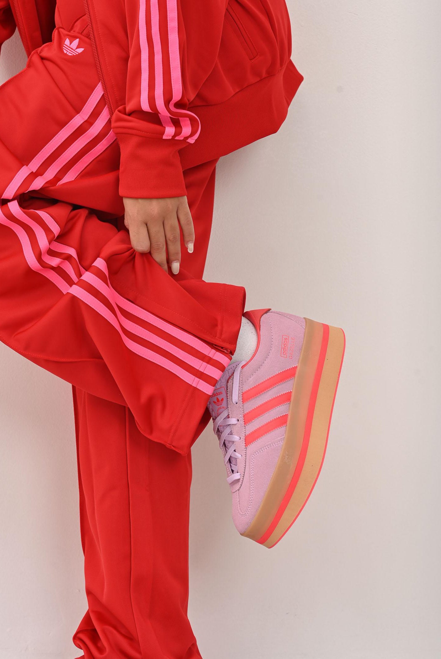 ADIDAS ORIGINALS Sneakers GAZELLE STACK rosa da donna JS3925 . ADIDAS ORIGINALS
