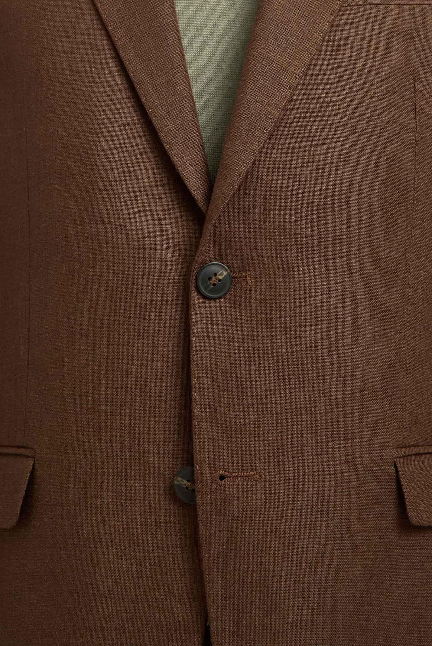 SELECTED HOMME Giacca monopetto marrone da uomo 16100654 DE SELECTED HOMME