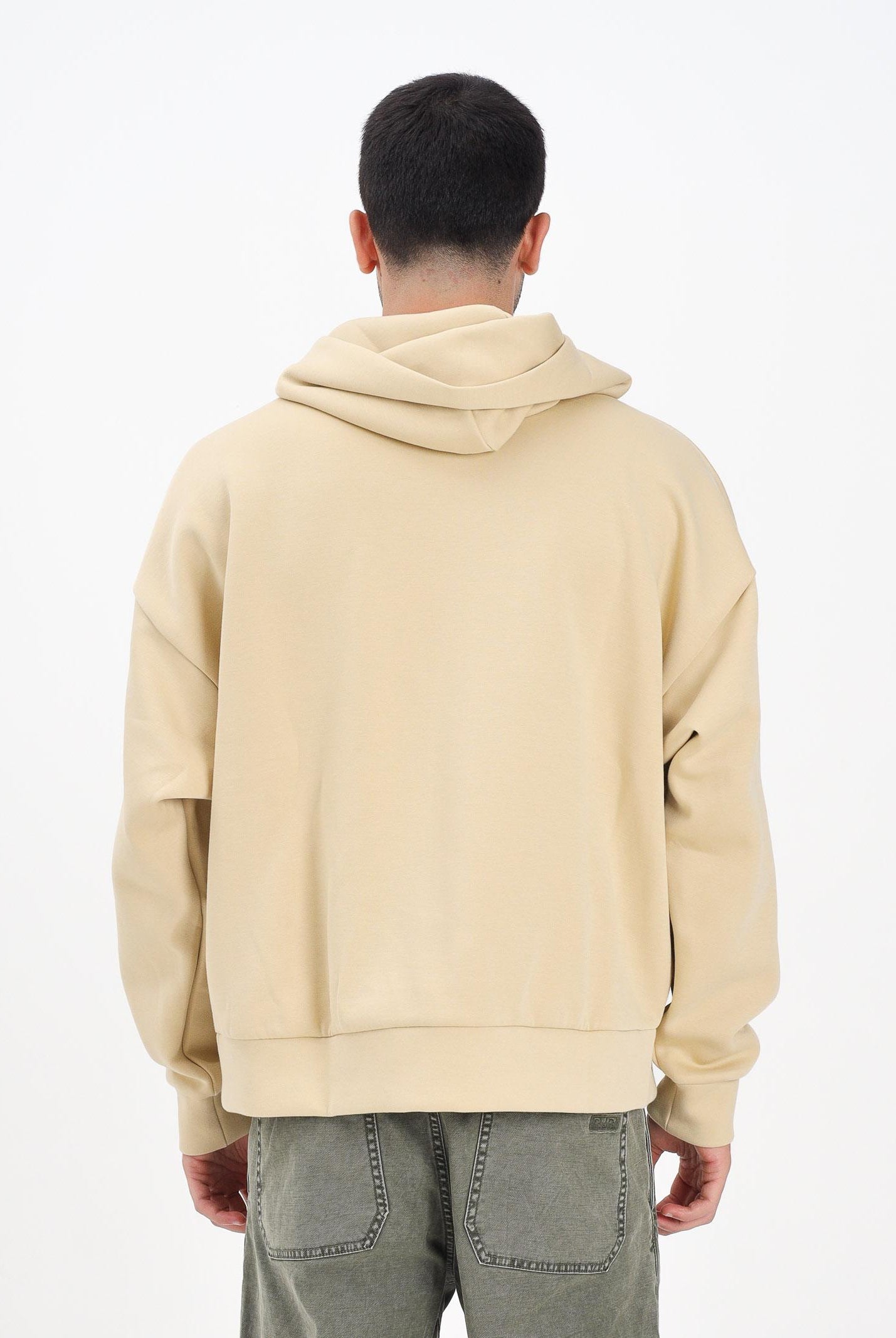 PUMA Felpa con cappuccio WARDROBE ESS beige da uomo 632065 83 PUMA