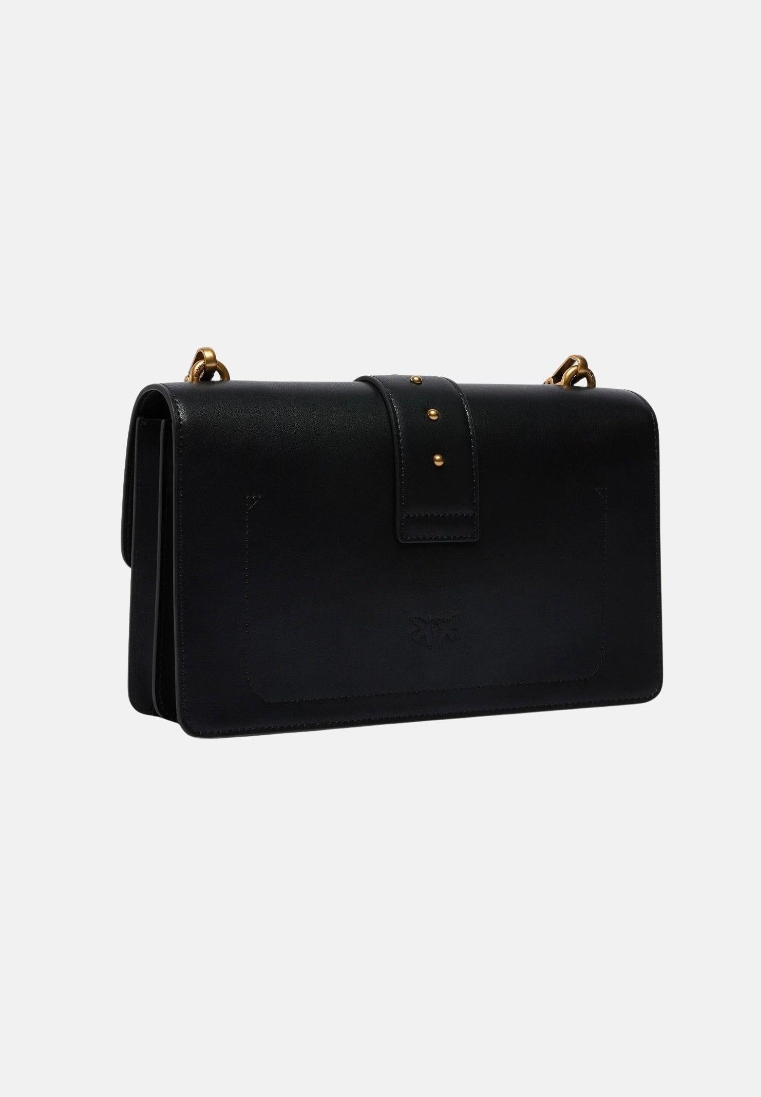 PINKO Borsa a tracolla Love Bag One nera da donna 105857A0F1 Z99Q PINKO