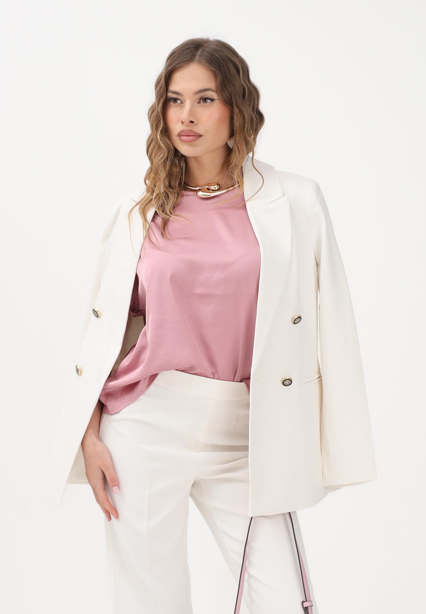 ONLY Giacca doppiopetto panna da donna 15294709 CLDA ONLY