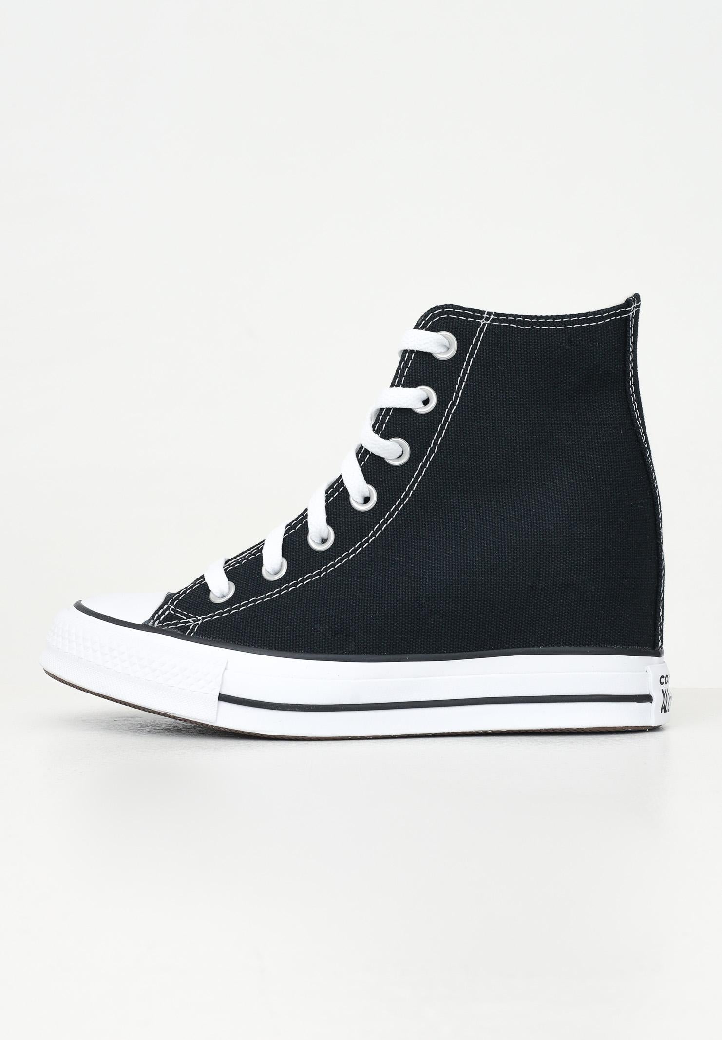 CONVERSE Sneakers Chuck Taylor All Star Wedge Platform nere da donna A11909C CONVERSE