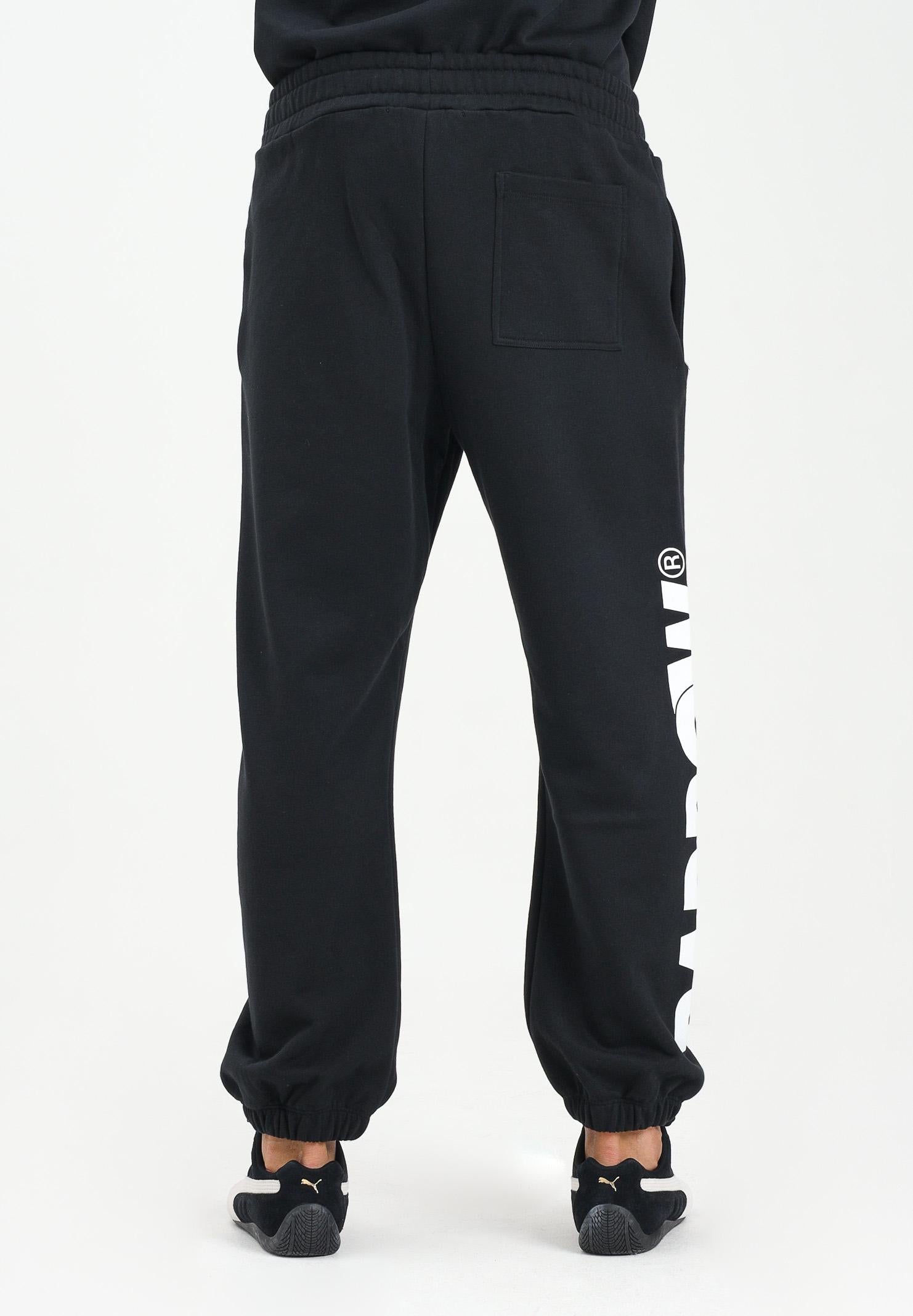 BARROW Pantalone sportivo nero per uomo e donna con logo F5BWUAFP060 110 BARROW