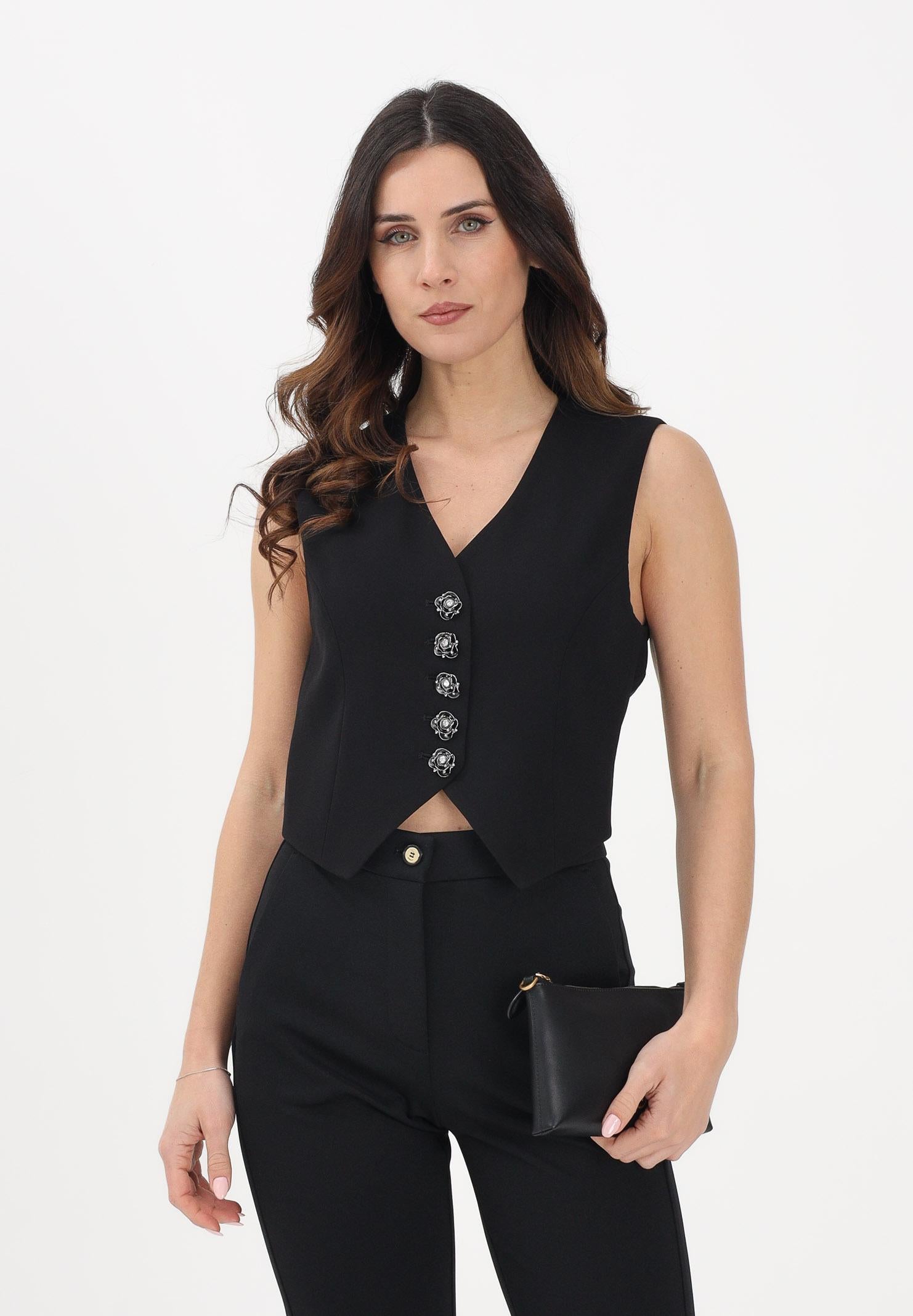 PINKO Gilet GIUGGIOLO nero da donna 106593A2Q2 Z99 PINKO