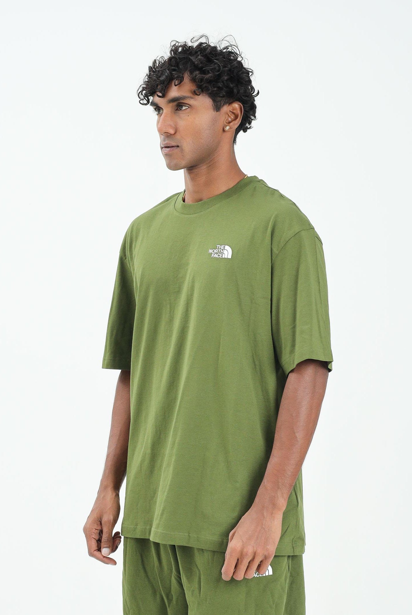 THE NORTH FACE T-shirt a manica corta Simple Dome verde da uomo NF0A87NRBRI1 . THE NORTH FACE