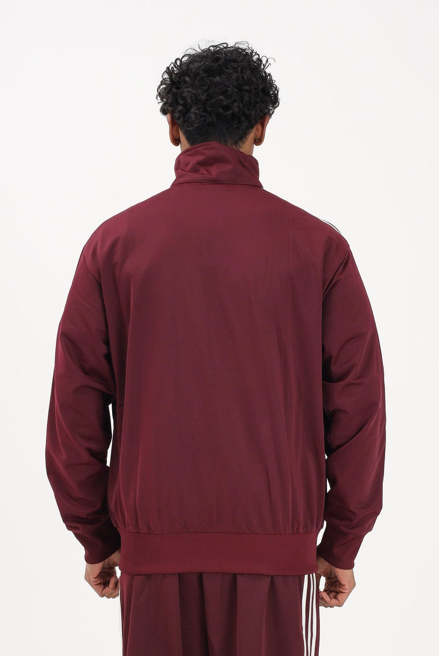 ADIDAS ORIGINALS Felpa con zip FIREBIRD bordeaux da uomo KE1646 . ADIDAS ORIGINALS