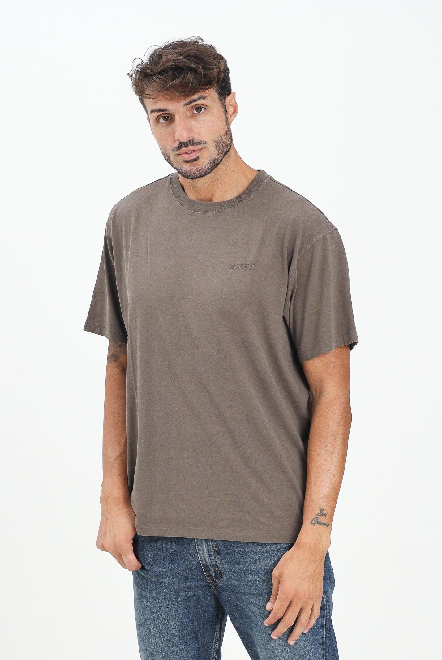 LEVI'S® T-shirt a manica corta Levi's® Red tab™ Vintage marrone da uomo A0637-0175 . LEVI'S®