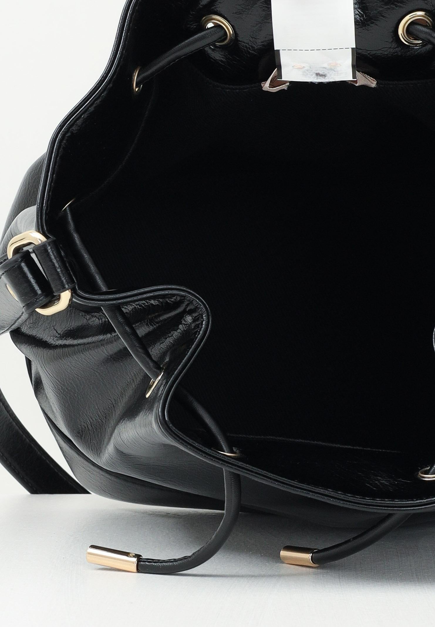 N21 Borsa a secchiello nera da donna N2104QN0246 0N900 N21