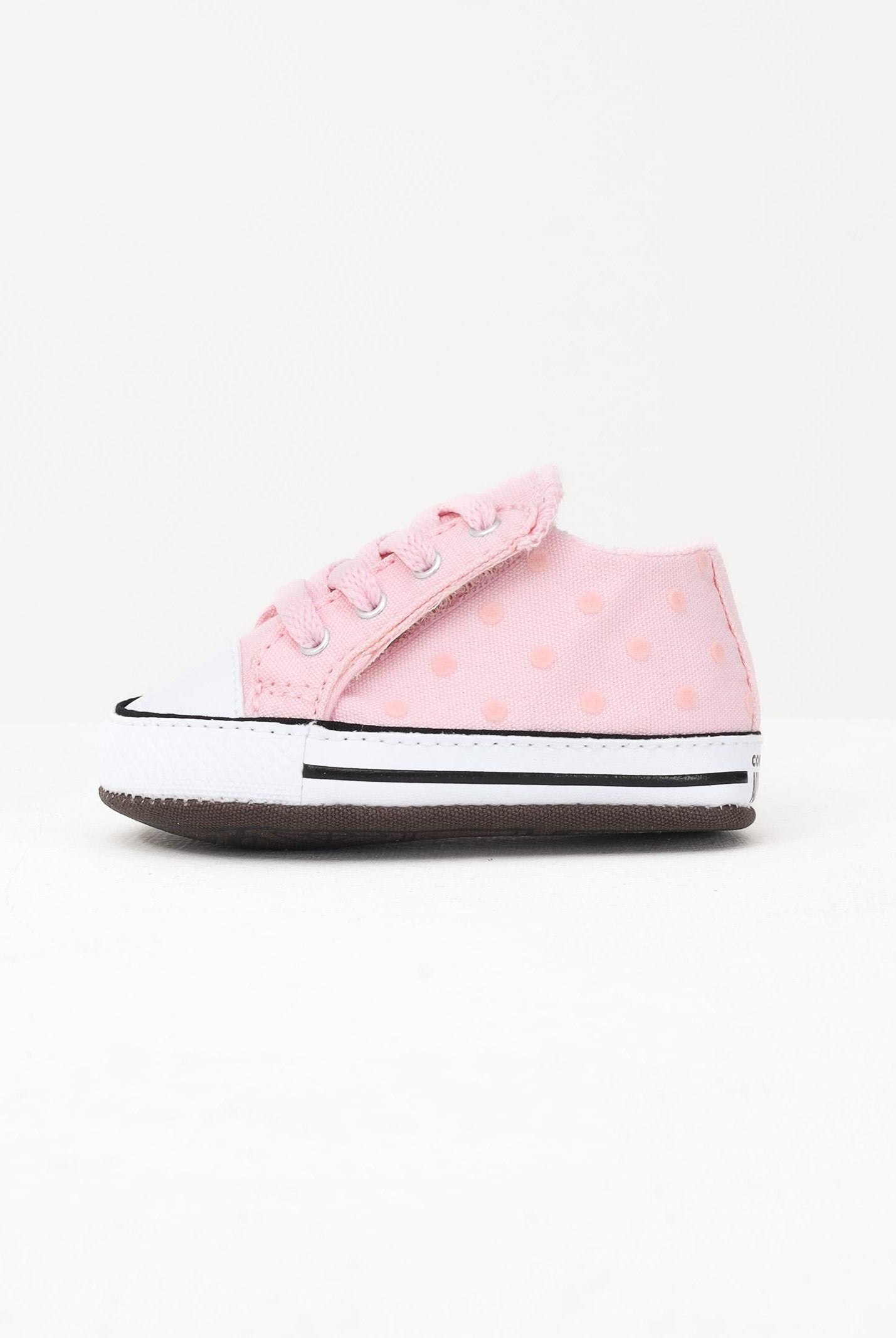 CONVERSE Scarpe da culla Chuck Taylor All Star Polka Dots Baby Crawlers rosa da neonato A14385C . CONVERSE