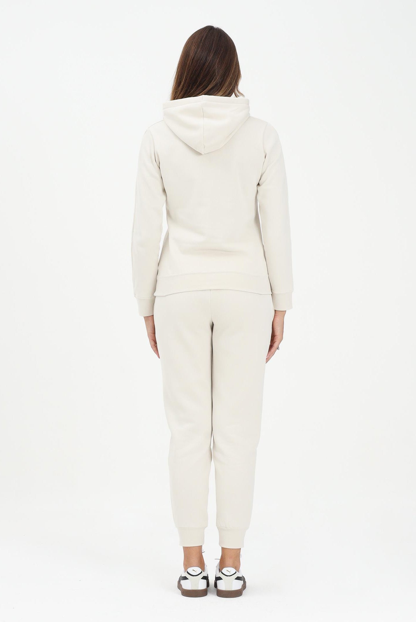 PUMA Tuta Sweat panna da donna 688162 87 PUMA