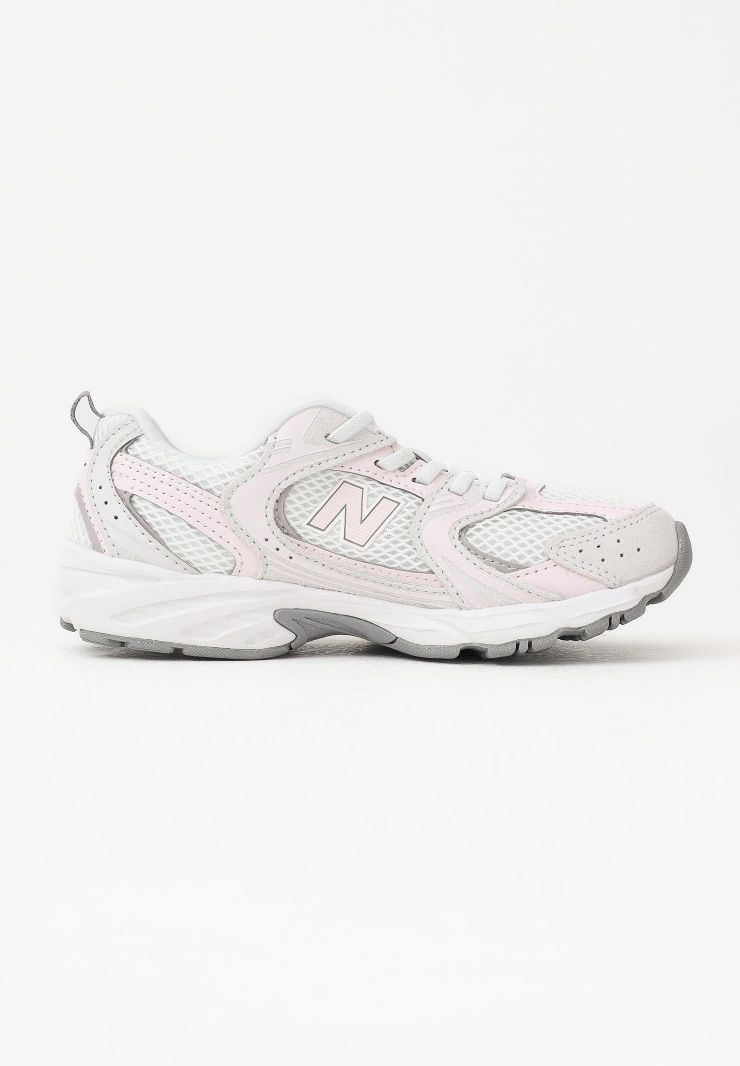 NEW BALANCE Sneakers 530 Bungee Lace rosa da bambina P5304AU . NEW BALANCE