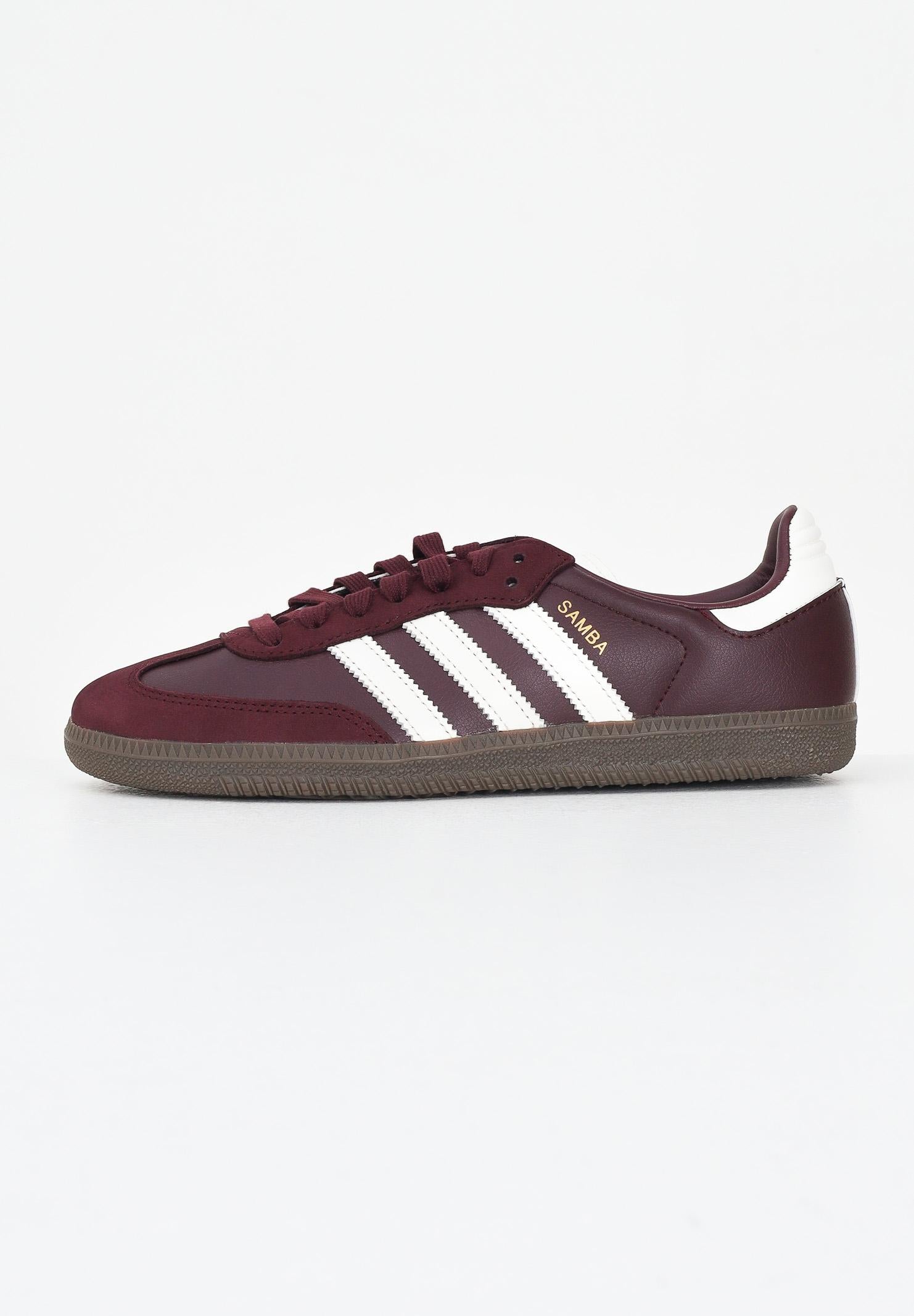 ADIDAS ORIGINALS Sneakers Samba OG bordeaux per uomo e donna JR8844 . ADIDAS ORIGINALS