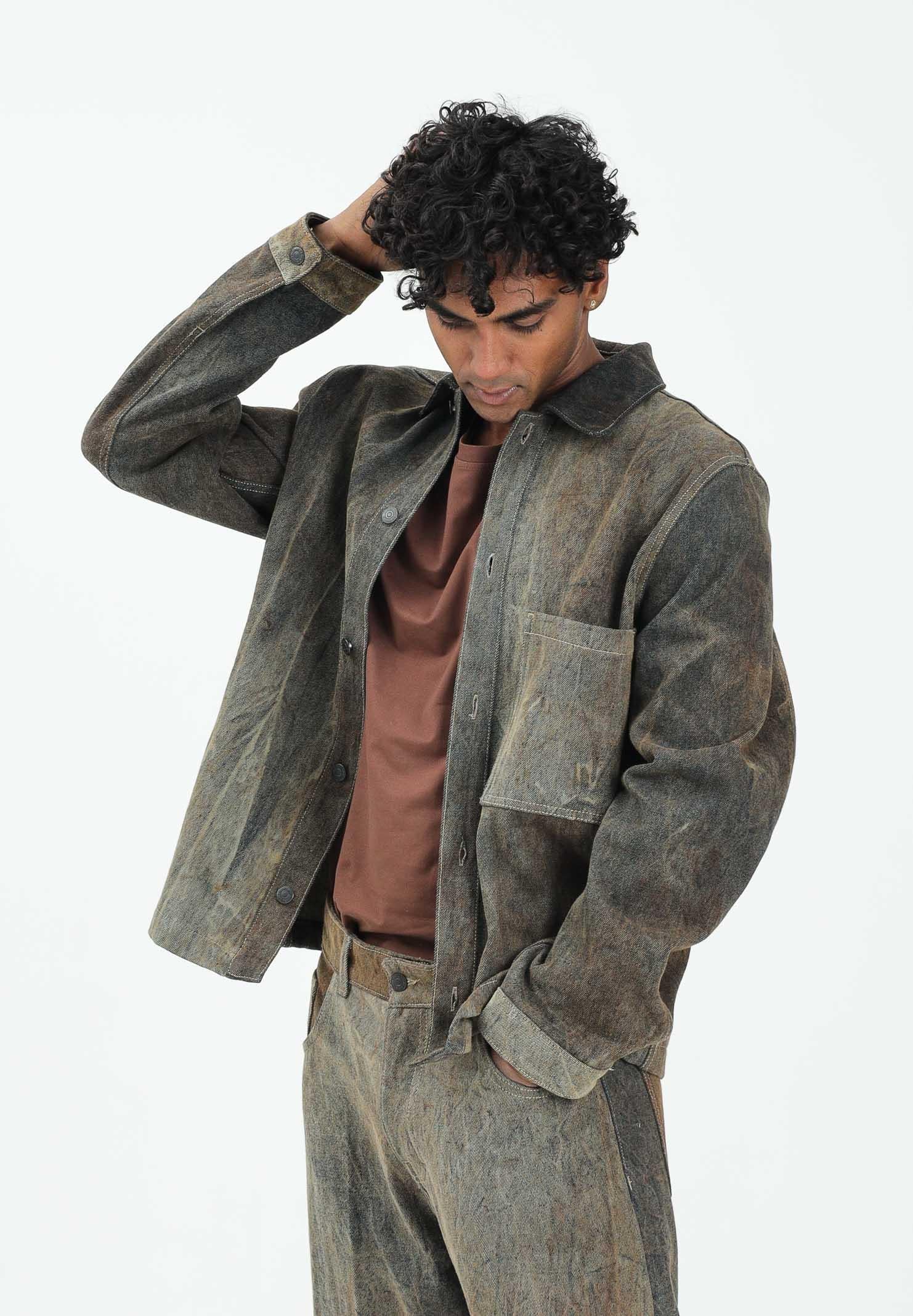 I'M BRIAN Camicia in denim vintage da uomo CA3457 0028 I'M BRIAN