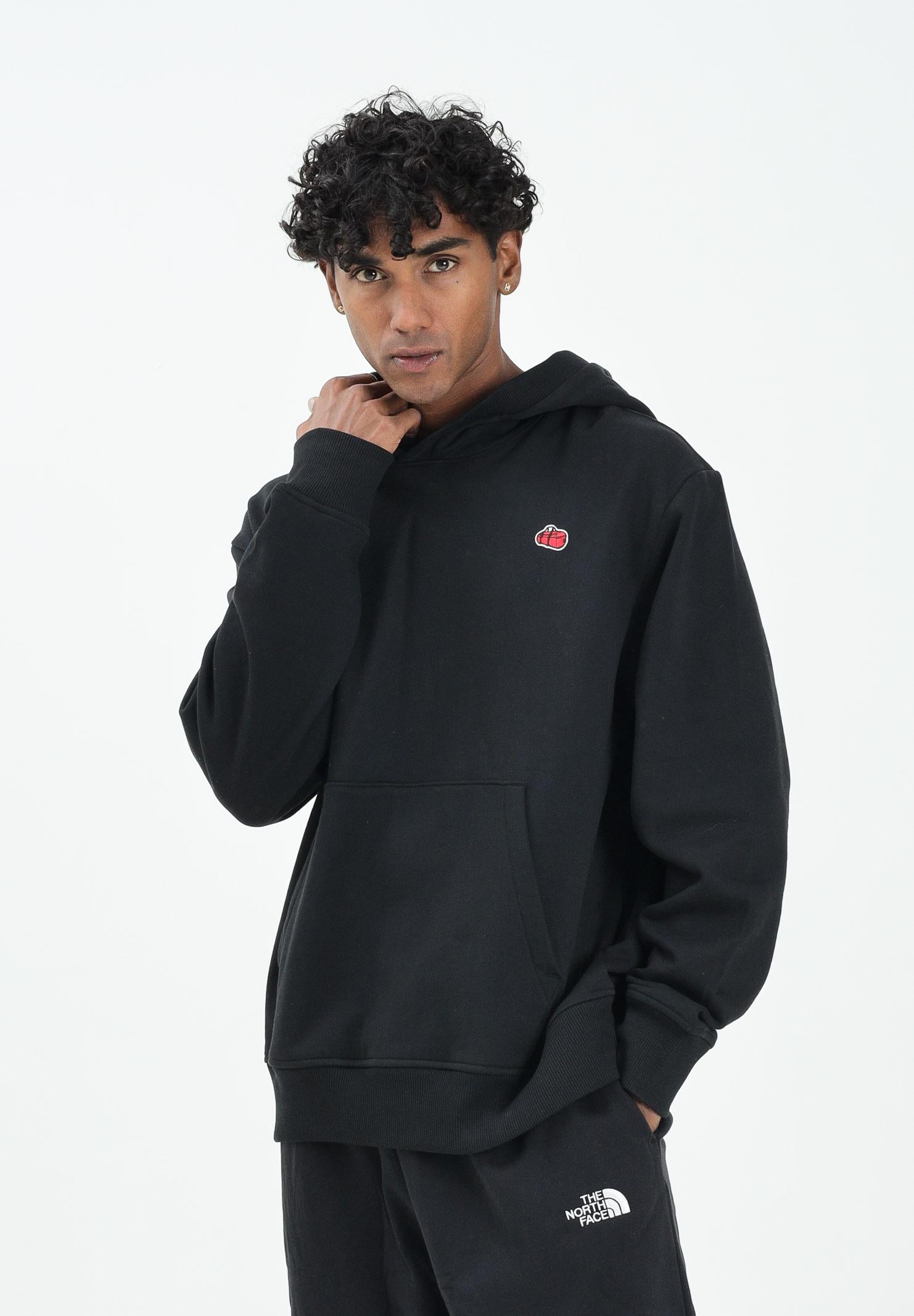 THE NORTH FACE Felpa con cappuccio Icon Relaxed nera da uomo NF0A8EU8JK31 . THE NORTH FACE