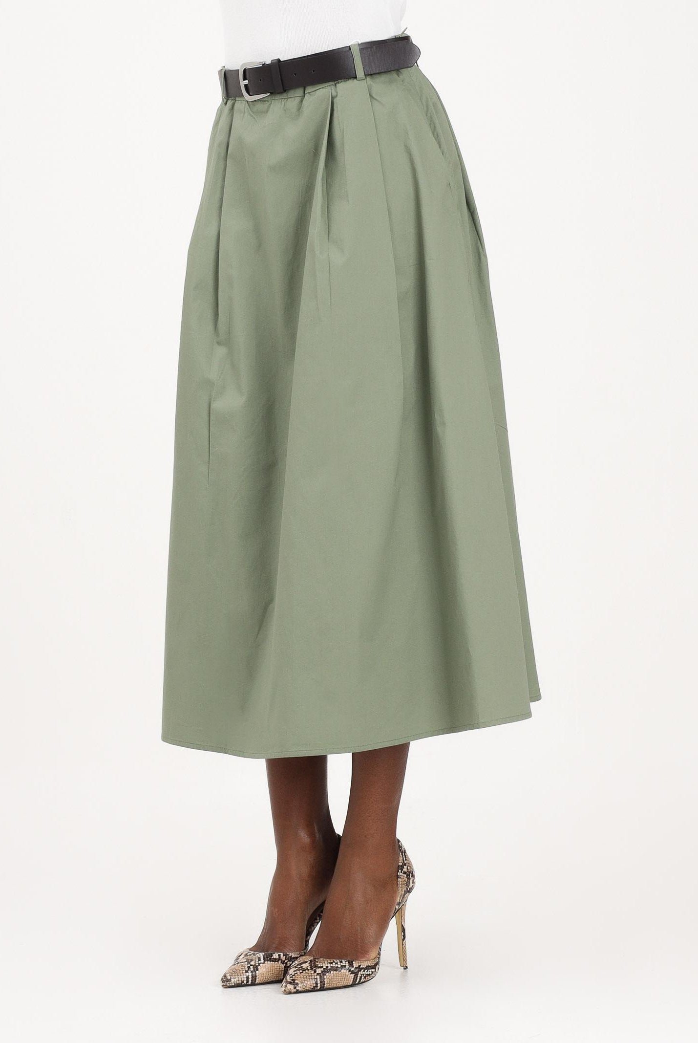 ONLY Gonna midi verde da donna 15370607 OIGR ONLY