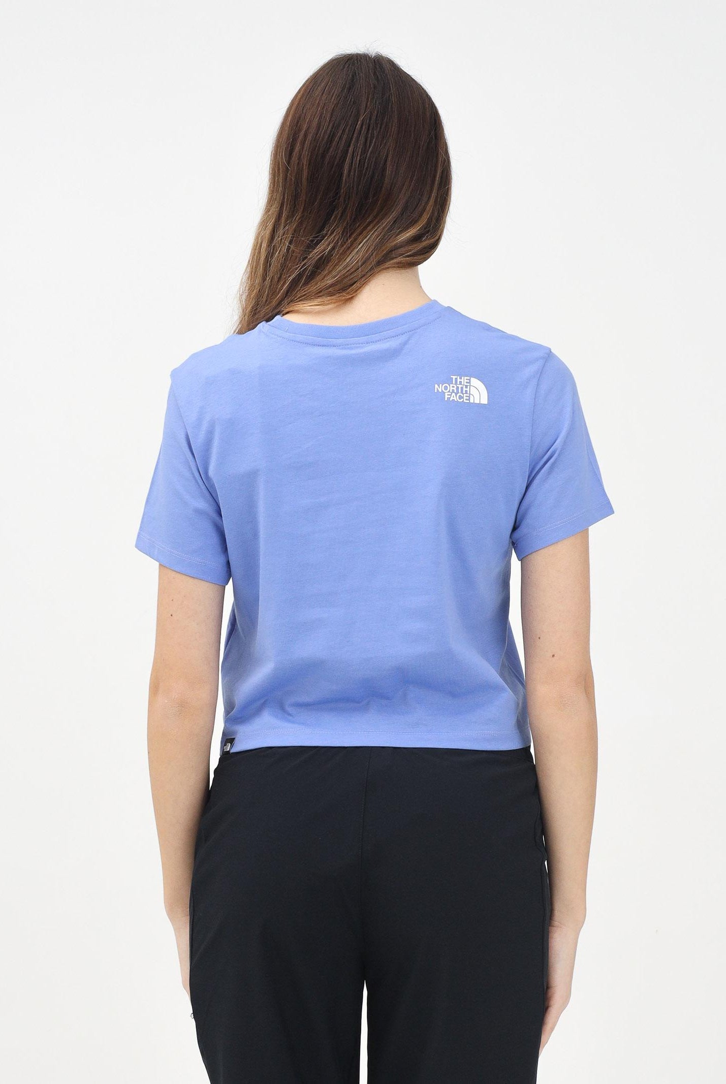 THE NORTH FACE T-shirt a manica corta Simple Dome lilla da donna NF0A87U40YI1 . THE NORTH FACE