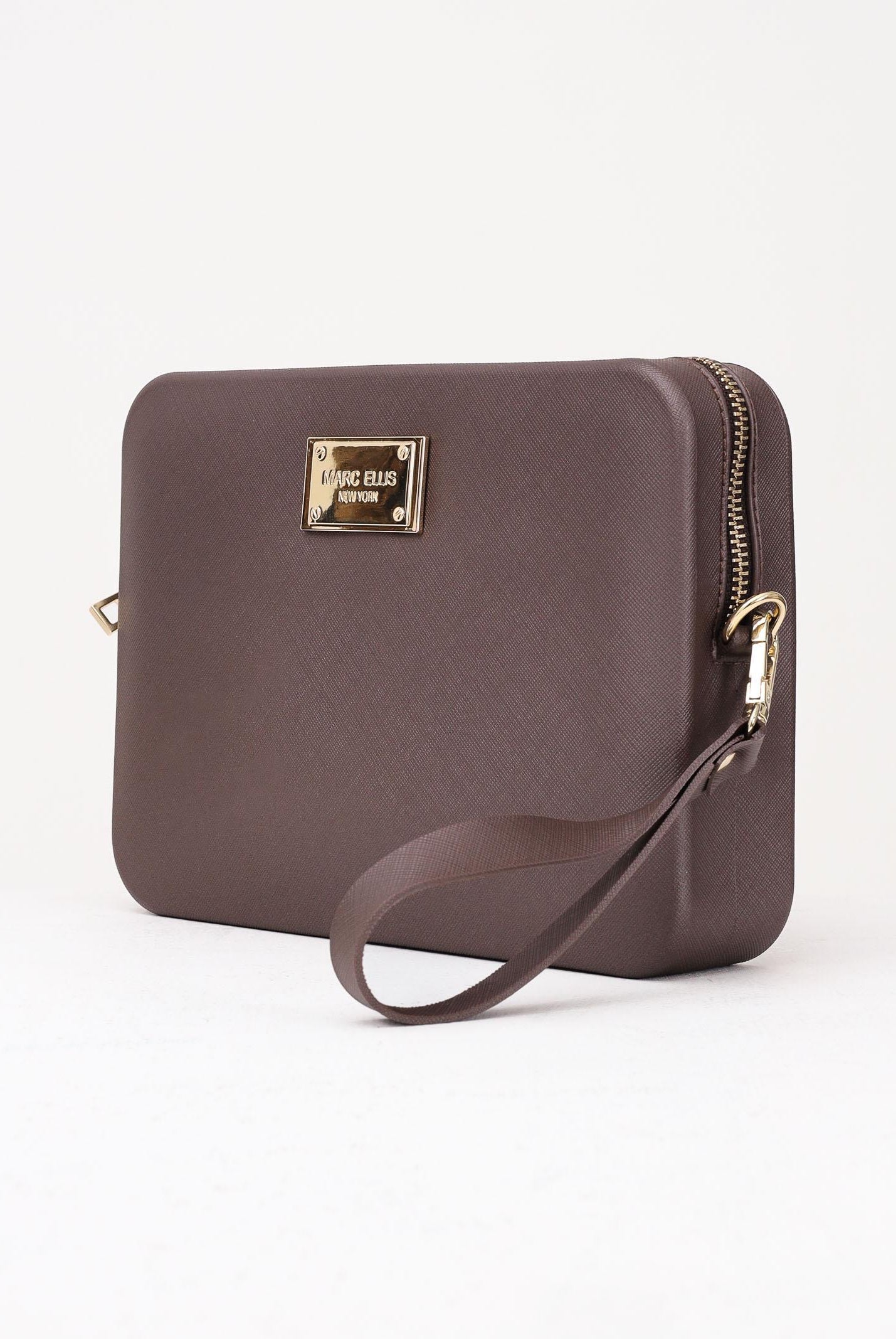 MARC ELLIS Pochette FLAT-FLOWE cacao da donna FLAT-FLOWE25 COLIGO MARC ELLIS