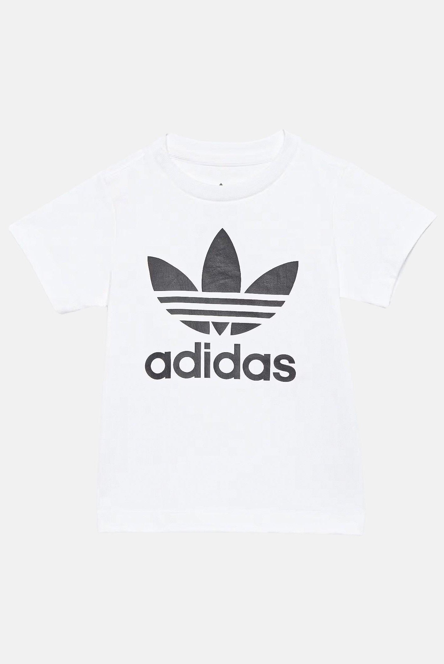 T-shirt Trefoil bianca per neonato JE0520 ADIDAS ORIGINALS