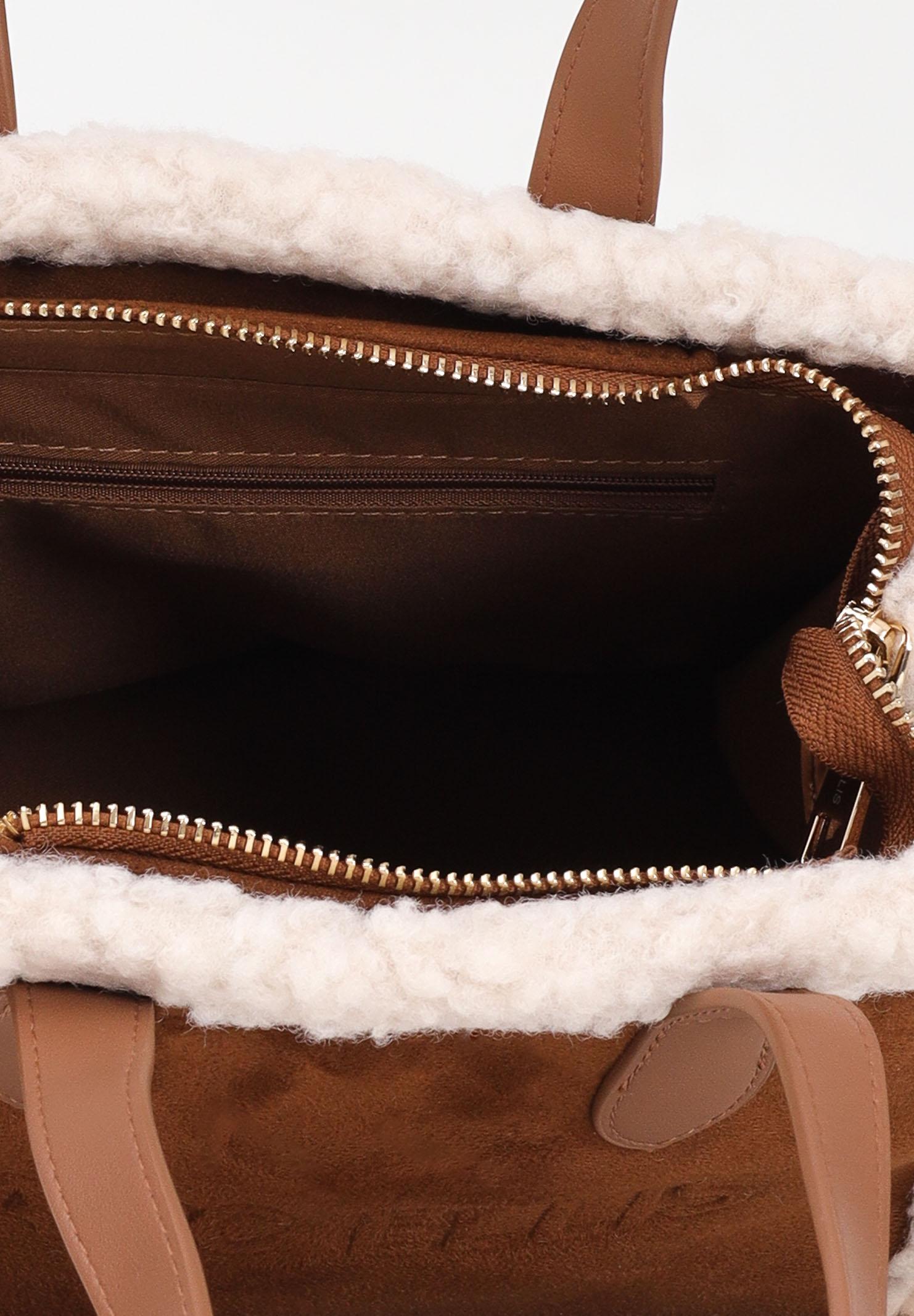 MARC ELLIS Borsa a mano Buby Suede M in morbido suede marrone da donna BUBY-SUEDE-M DACU MARC ELLIS