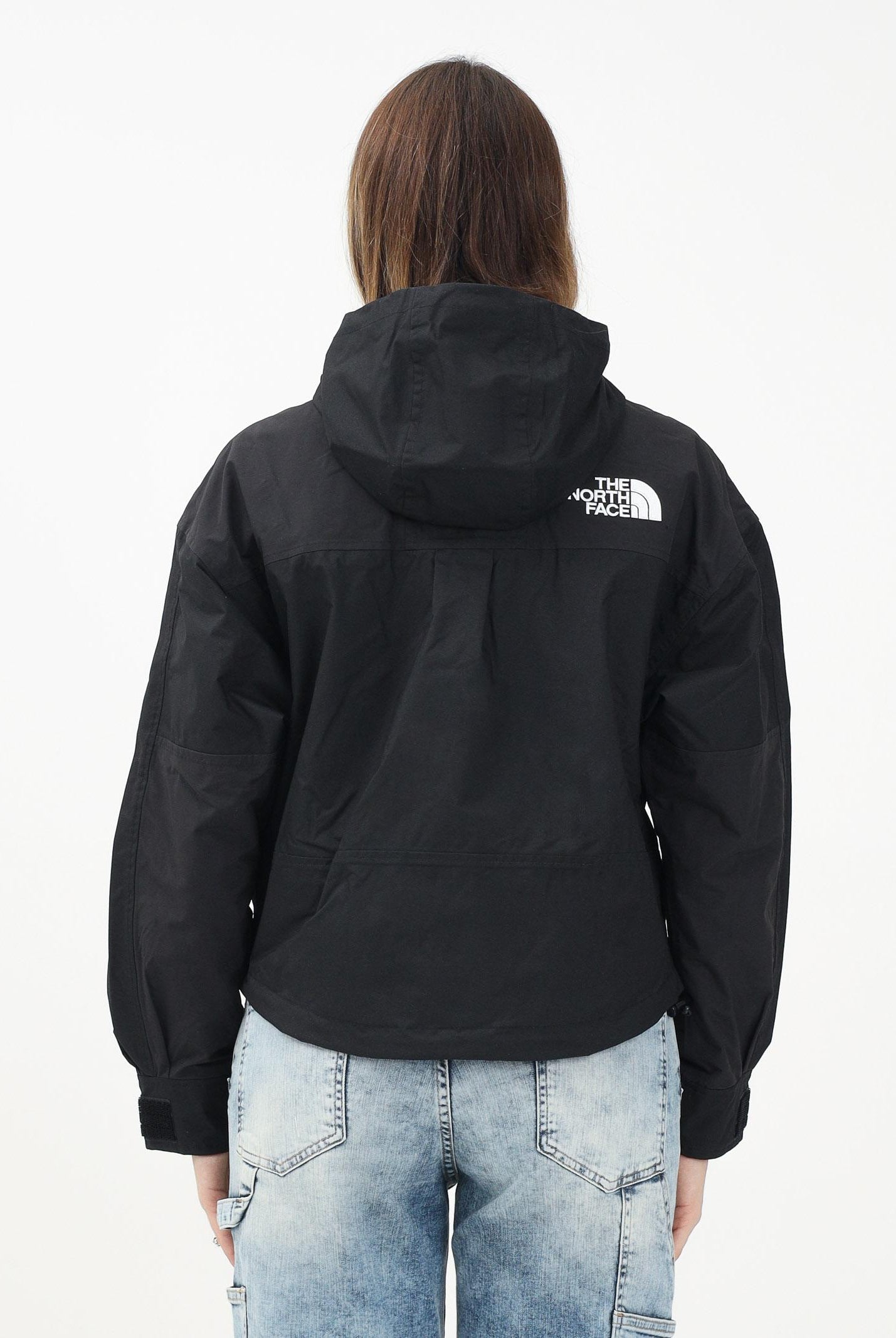 THE NORTH FACE Giacca a vento Mountain Mono nera da donna NF0A8BCHJK31 . THE NORTH FACE